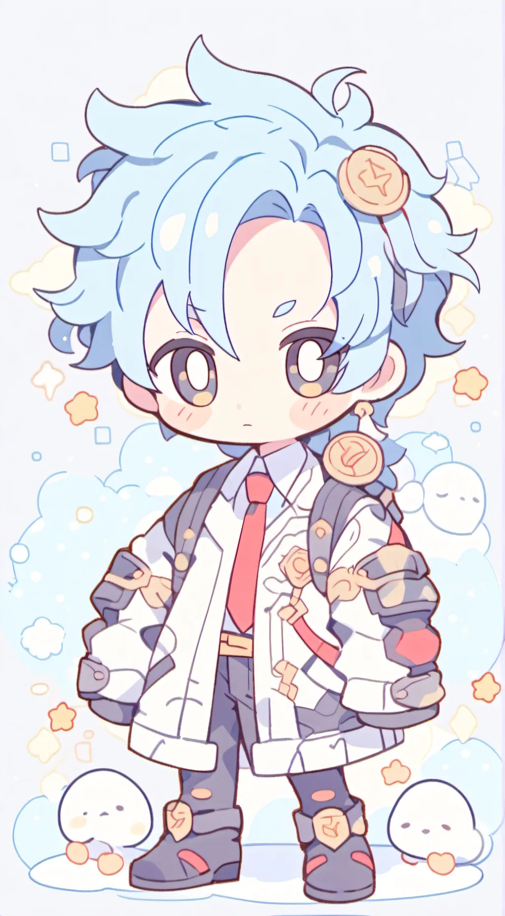 ai character: mha+amigo infacia background