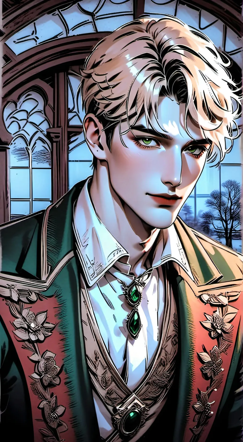 ai character: Chester Chastain background