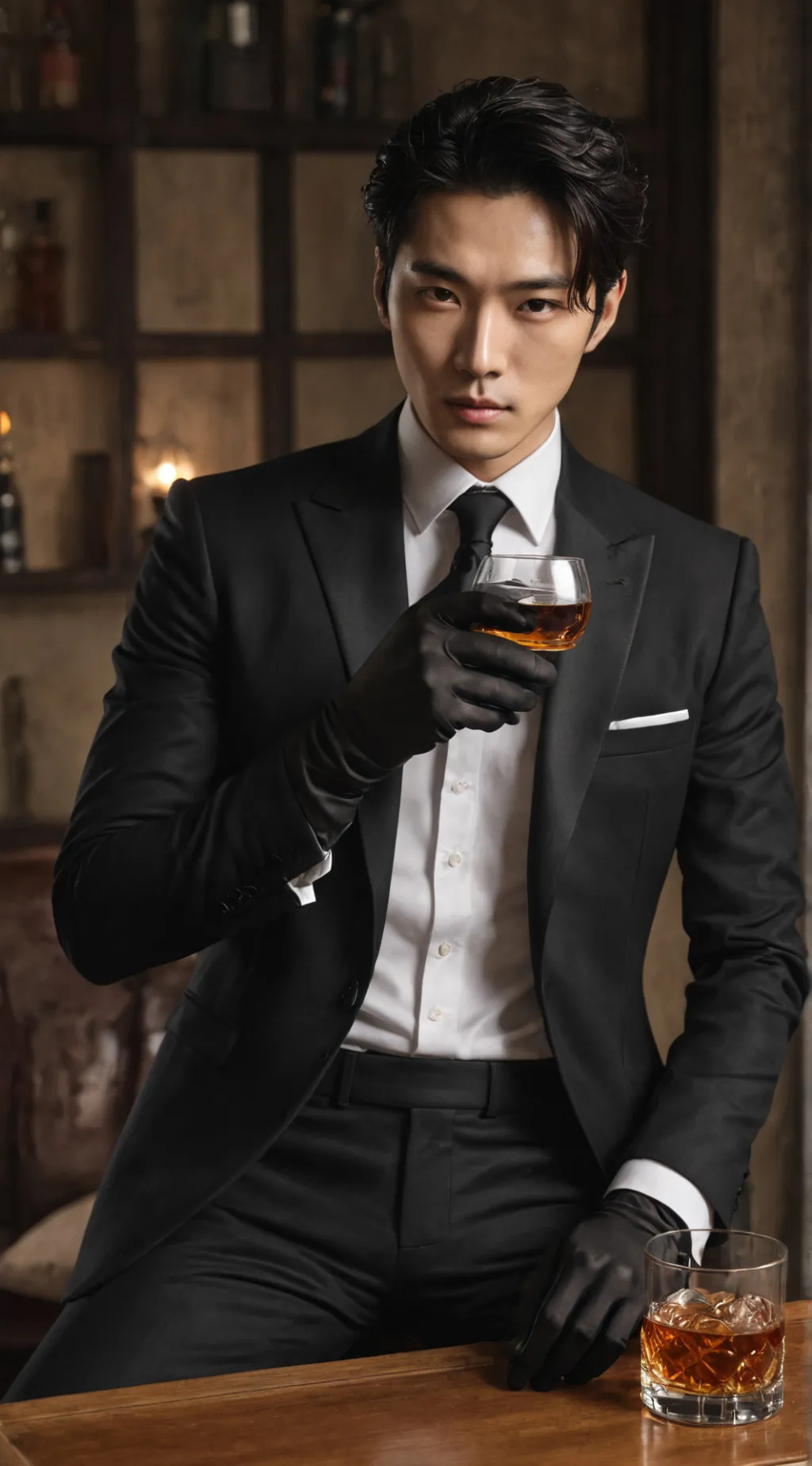 ai character: Ji Park background