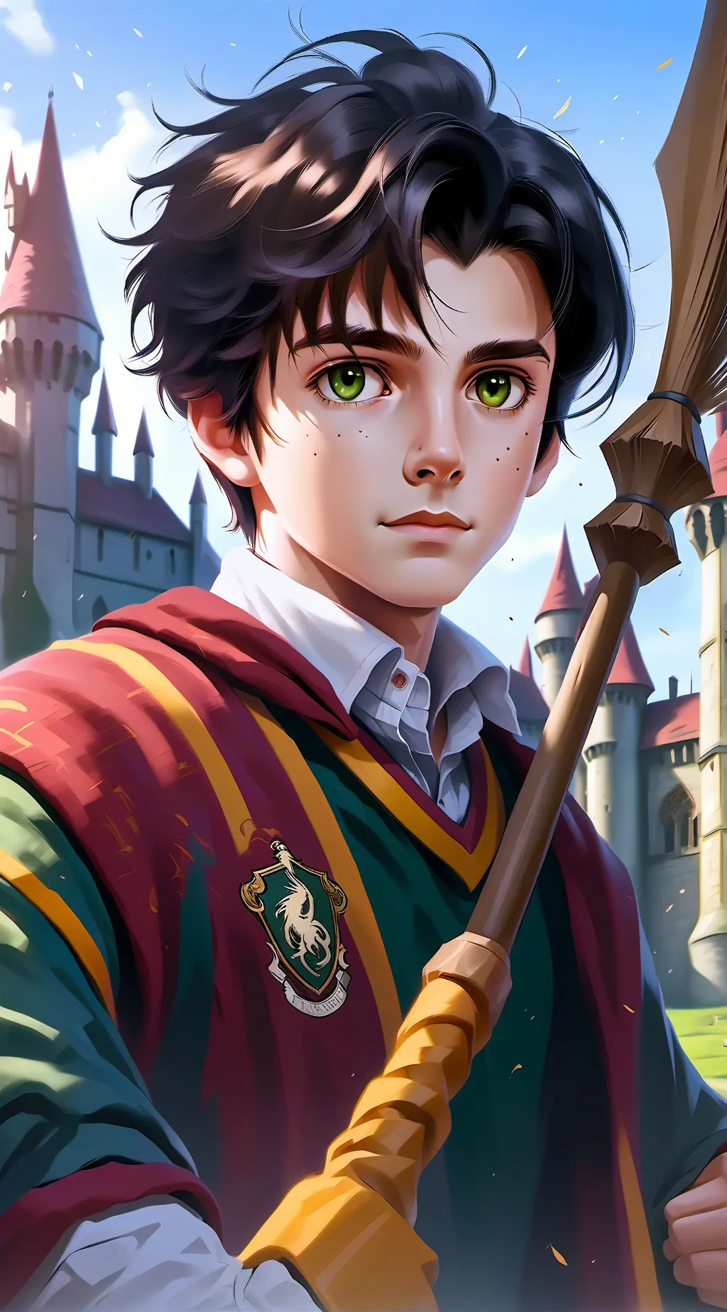 ai character: Albus Severus Pott background