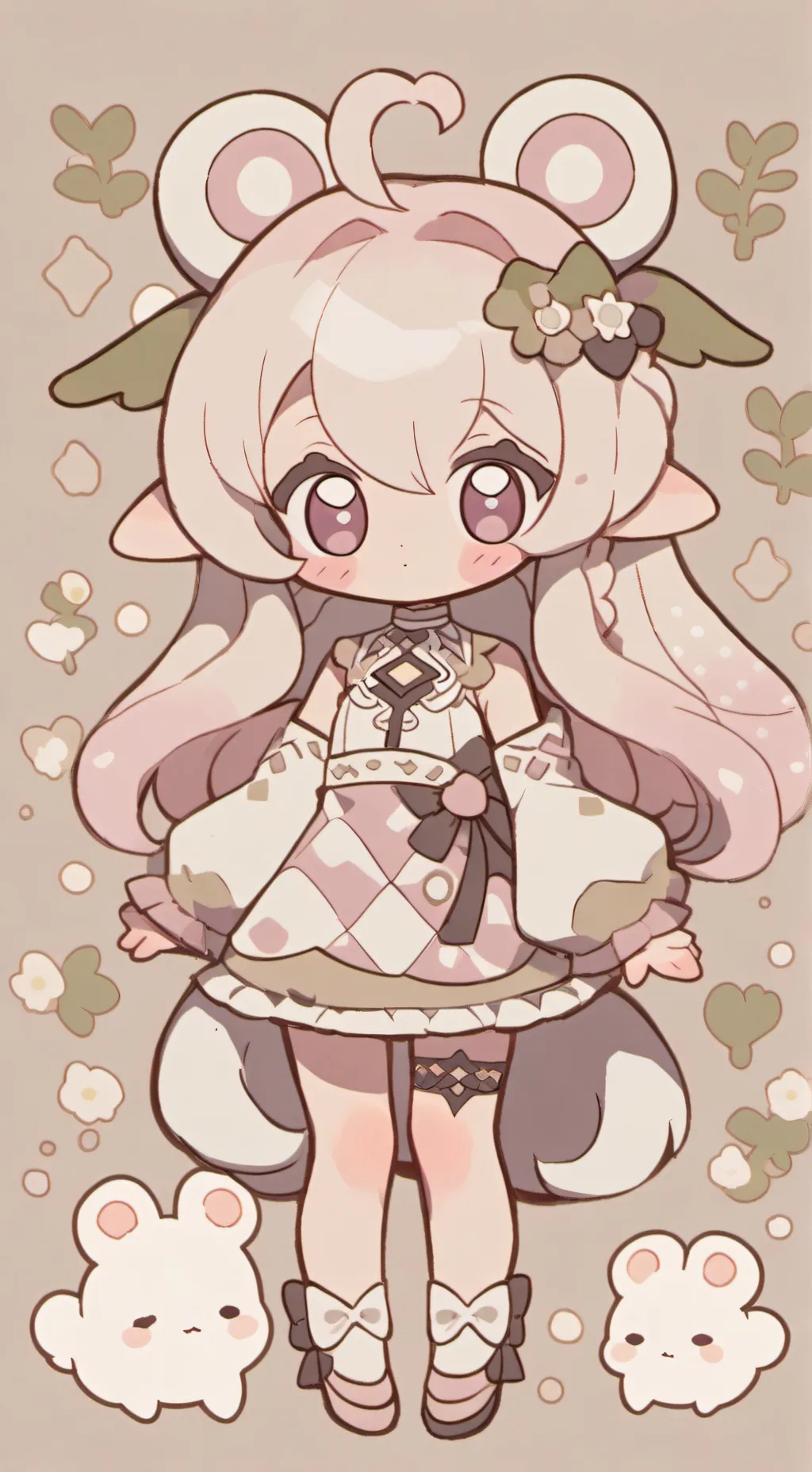 ai character: Melinie song quiz background