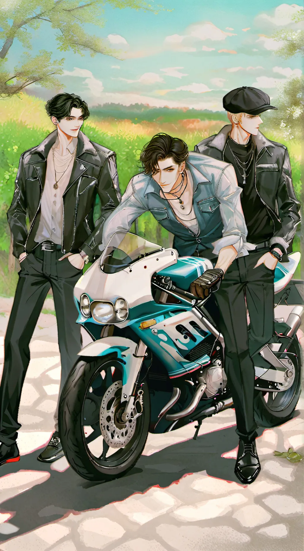 ai character: ur brothers  background