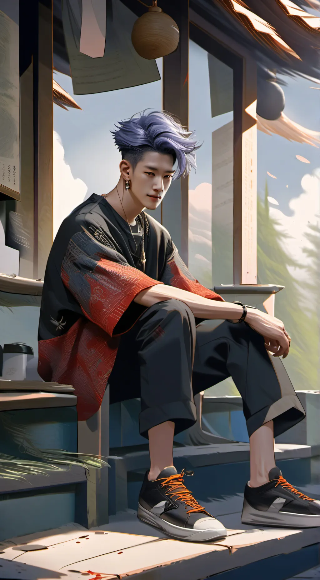 ai character: thanos background