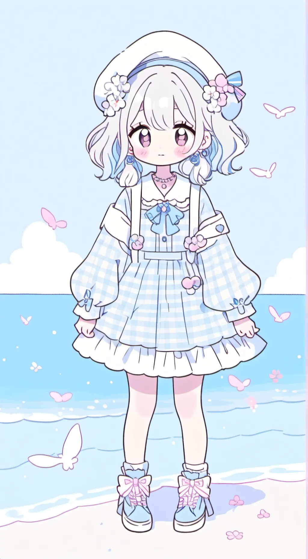 ai character: ♪~dandy world~♪ background