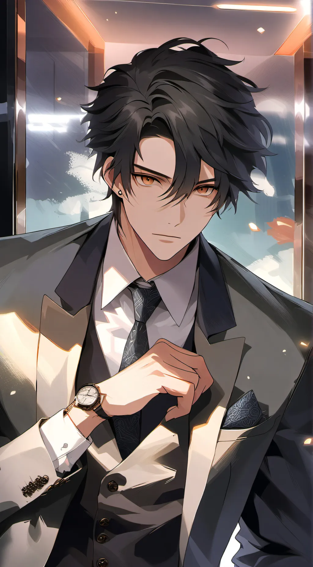 ai character: Damien Blackwood background