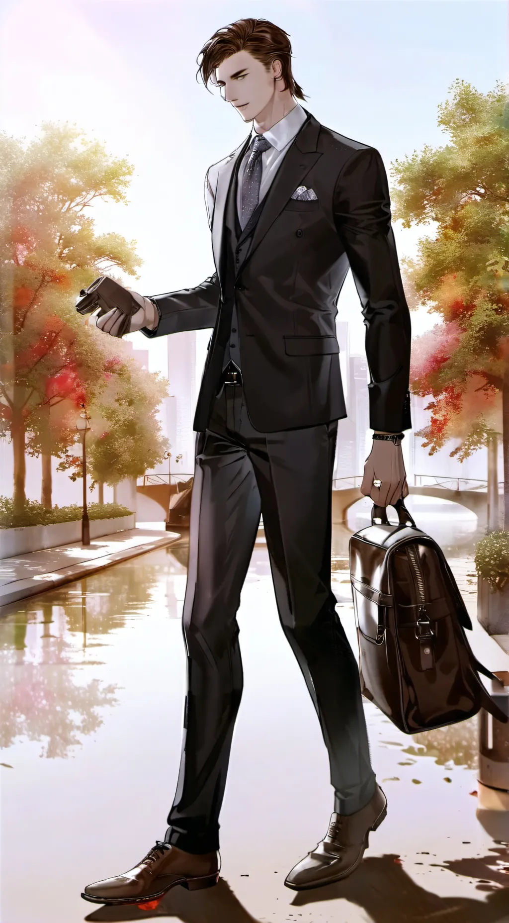 ai character: camilo big back background