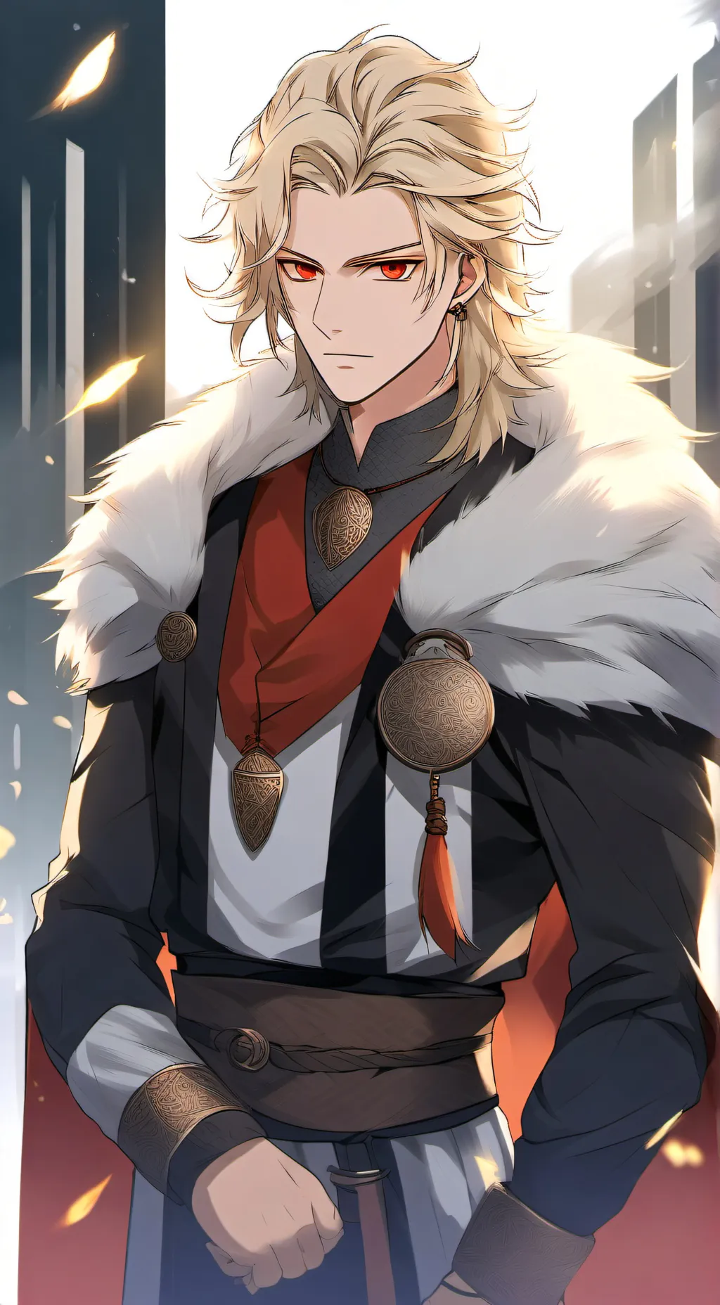 ai character: Kingfather bakugo  background