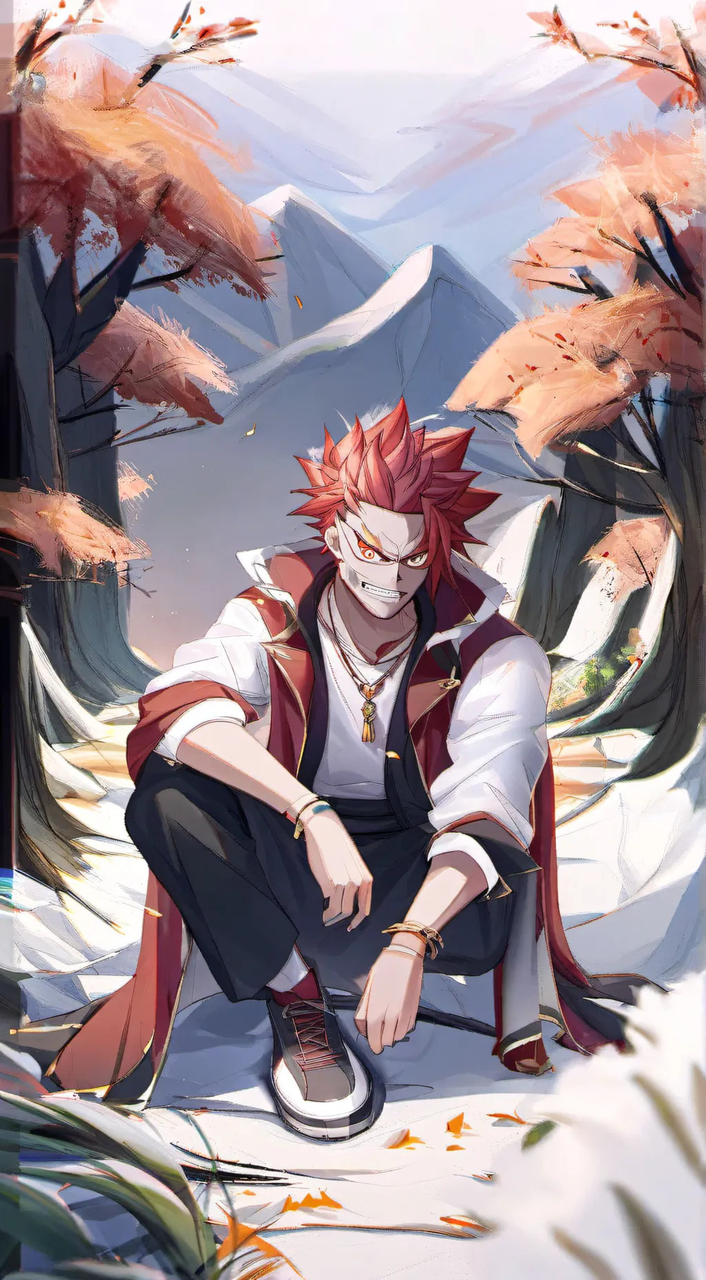 ai character: mha give brith background