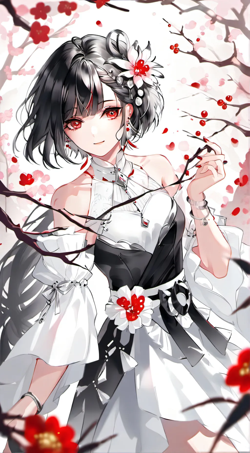 ai character: fukuna girl xd background