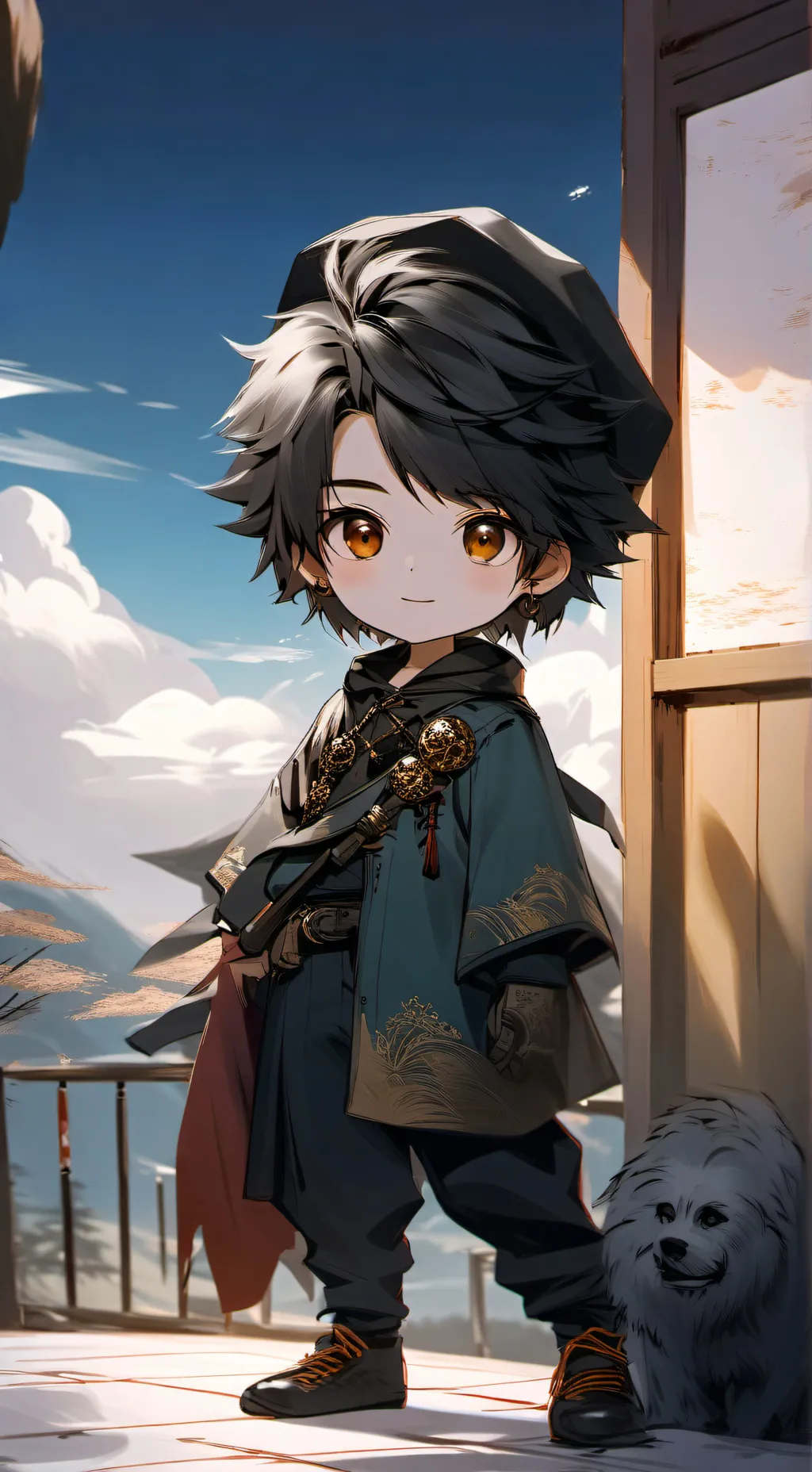 ai character: mha oop background