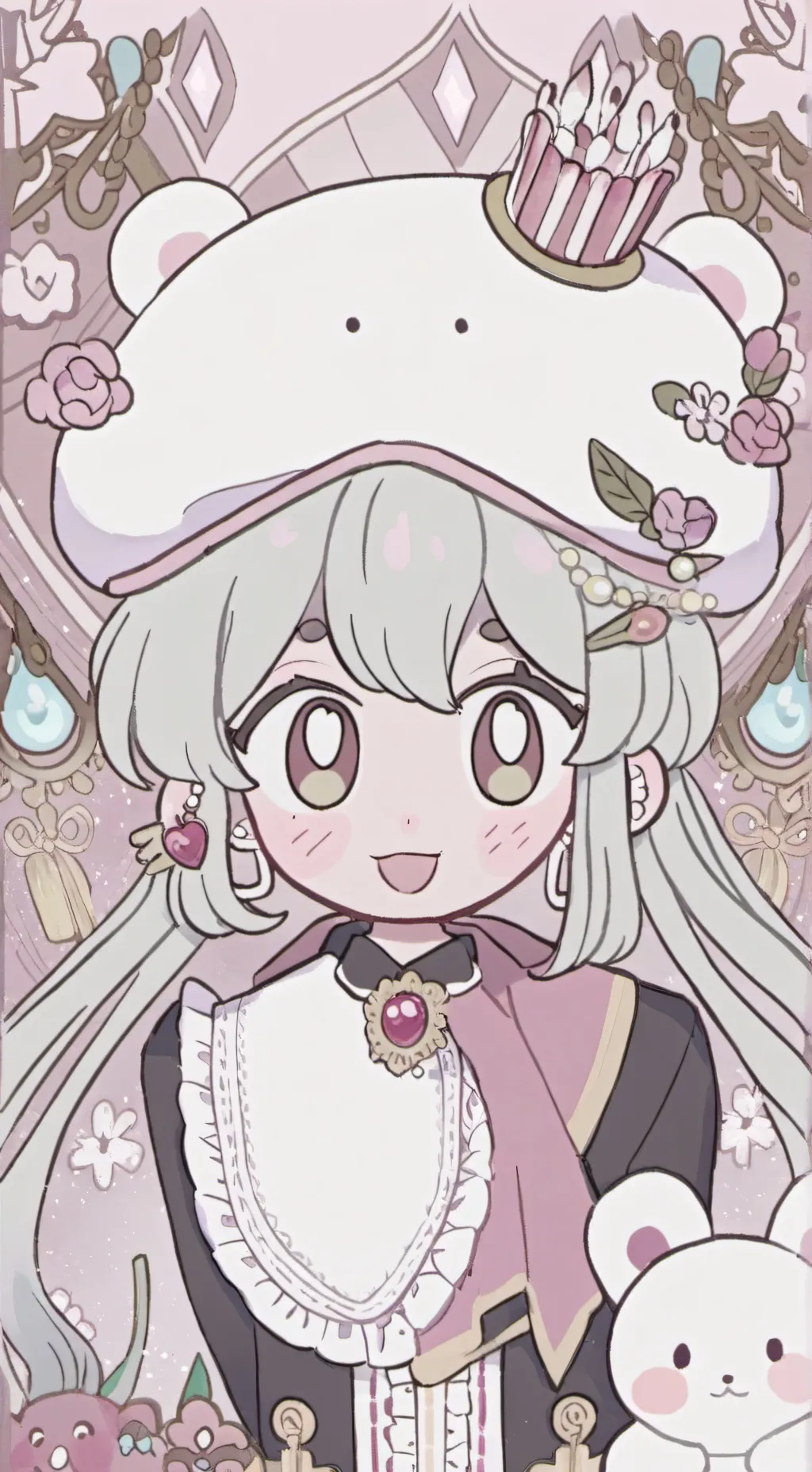 ai character: uwu cat meets dw background