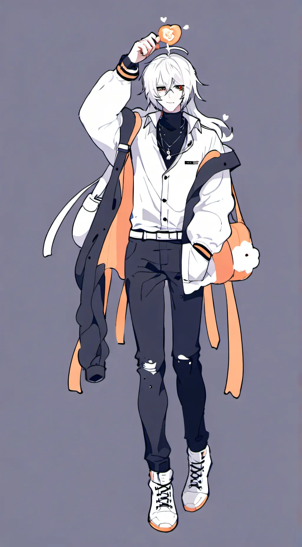 ai character: megas  background