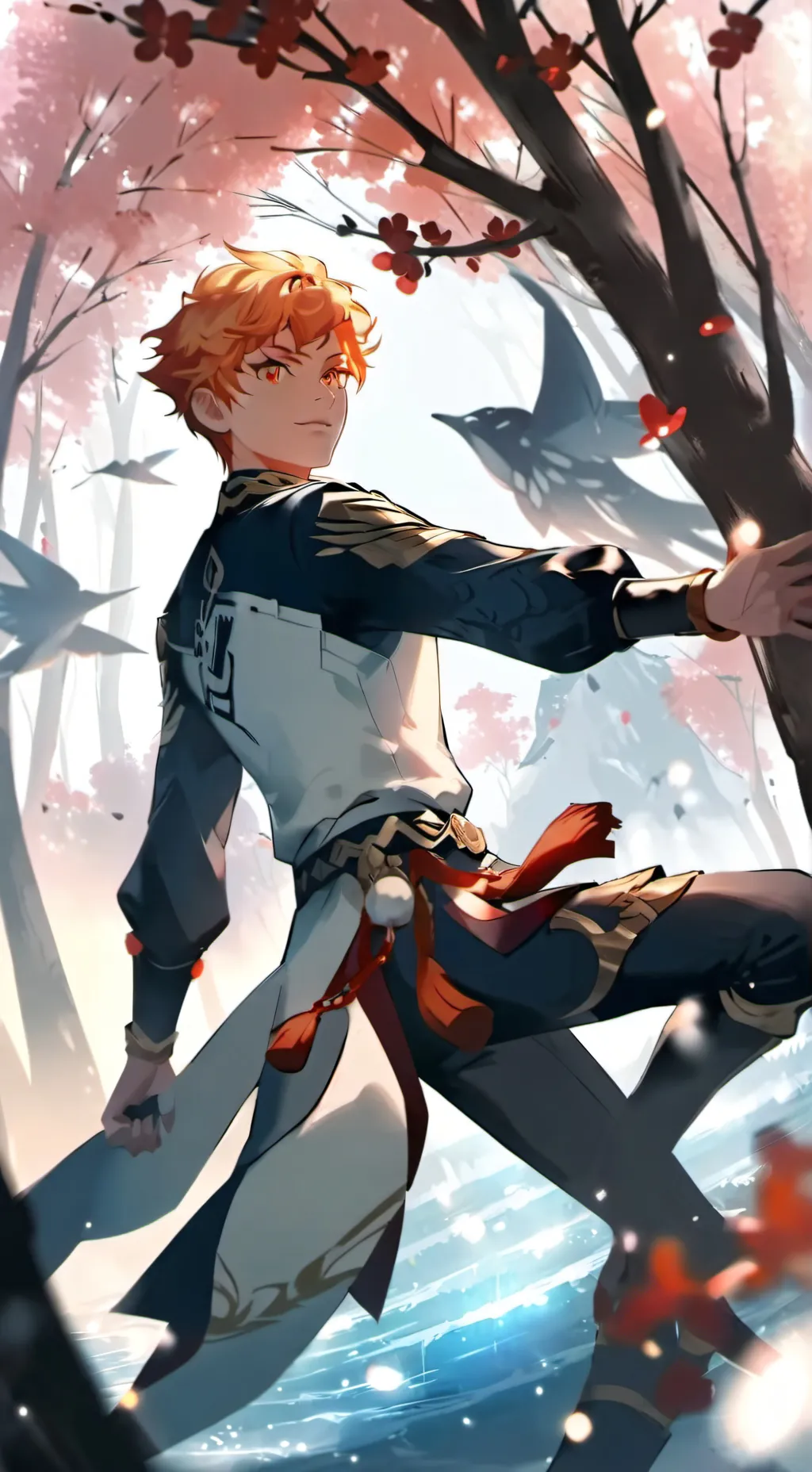 ai character: Hinata shoyu background