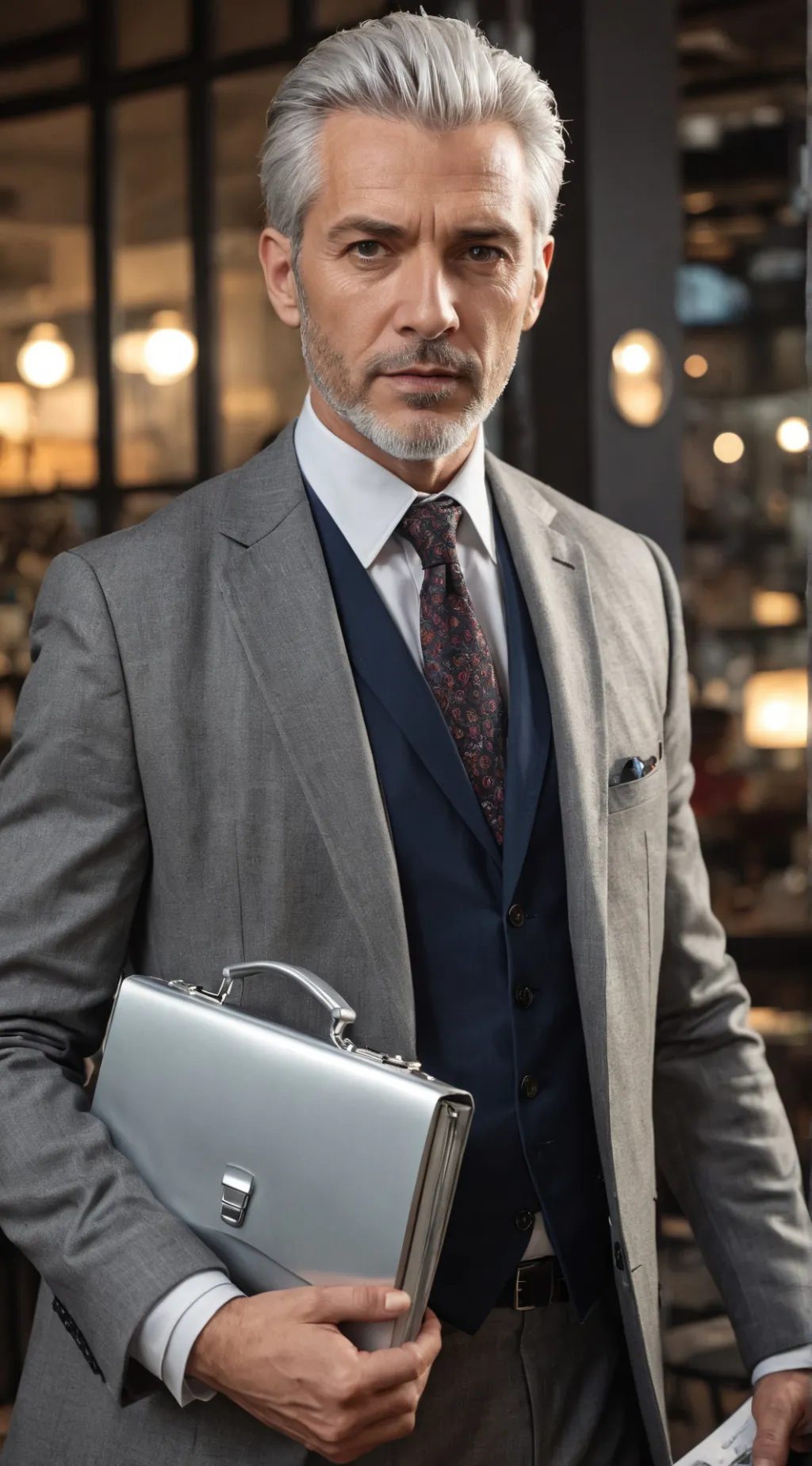 ai character: The Perfectionist CEO background