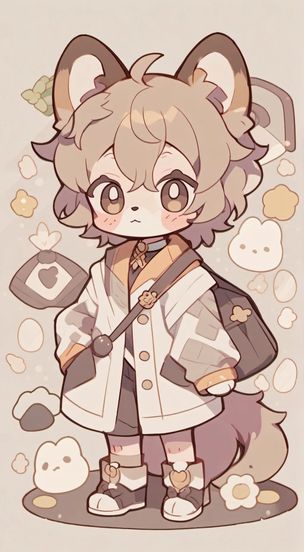 ai character: dogday background