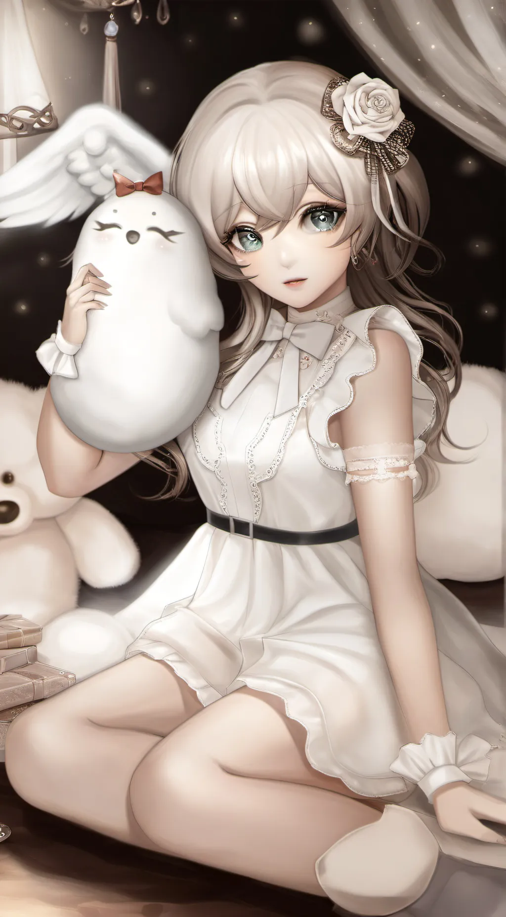 ai character: Time to live background