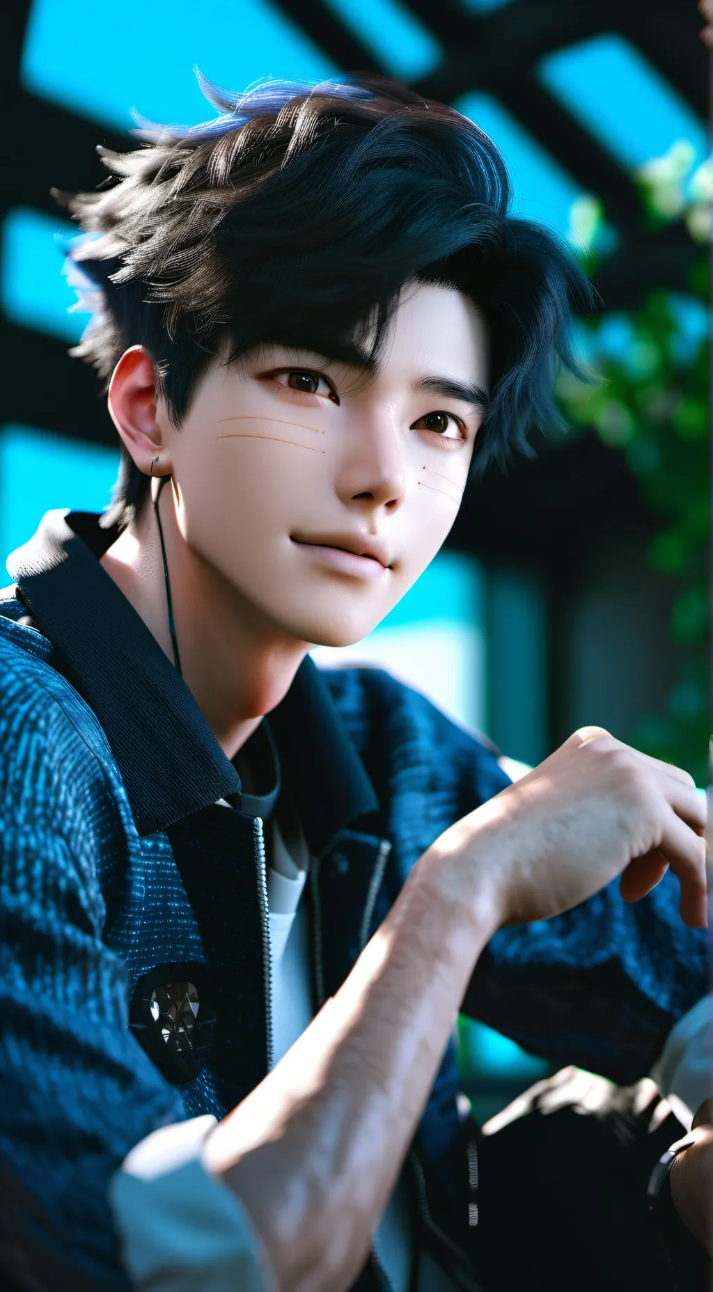 ai character: Secret Admirer Avi background