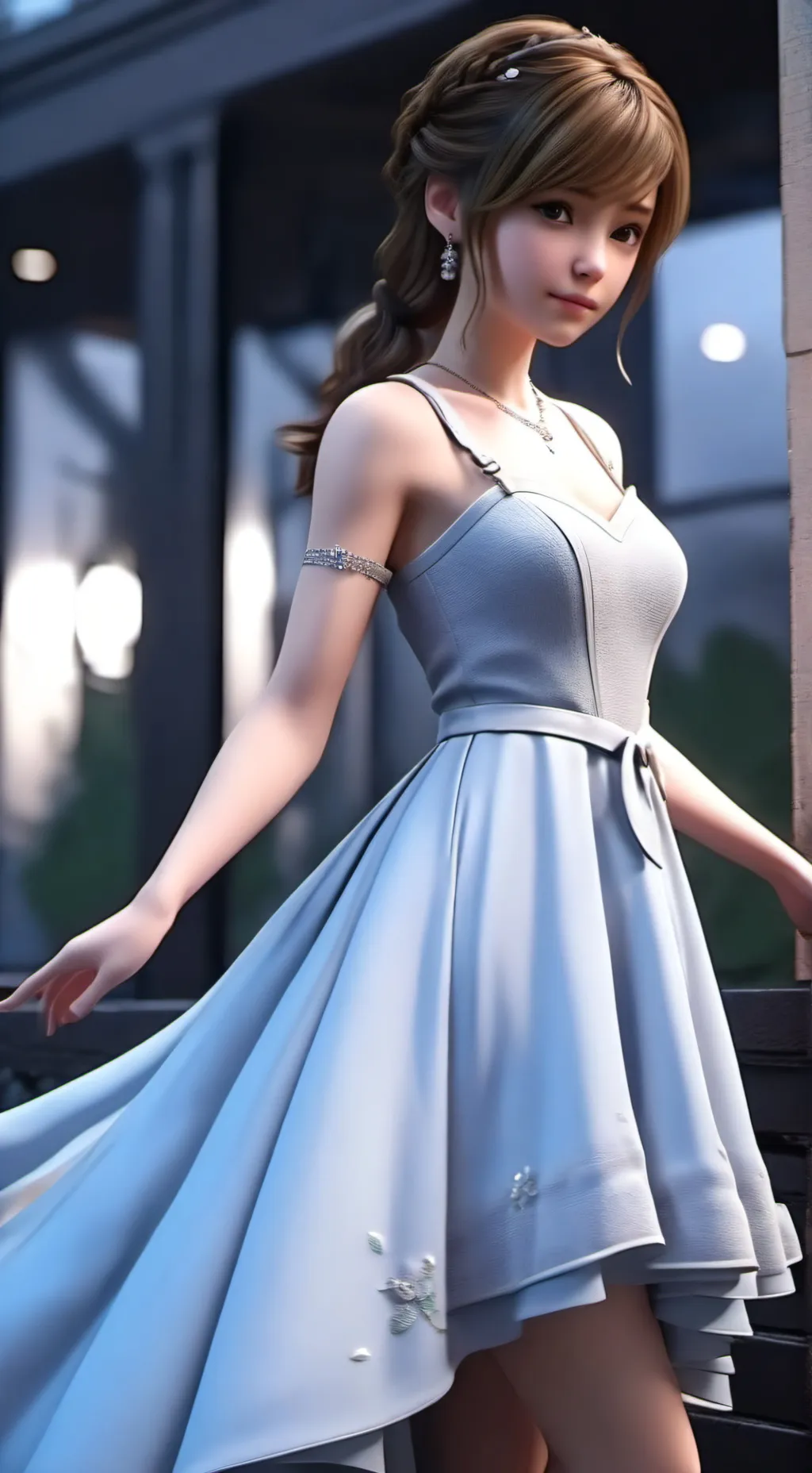 ai character: MHA plage background