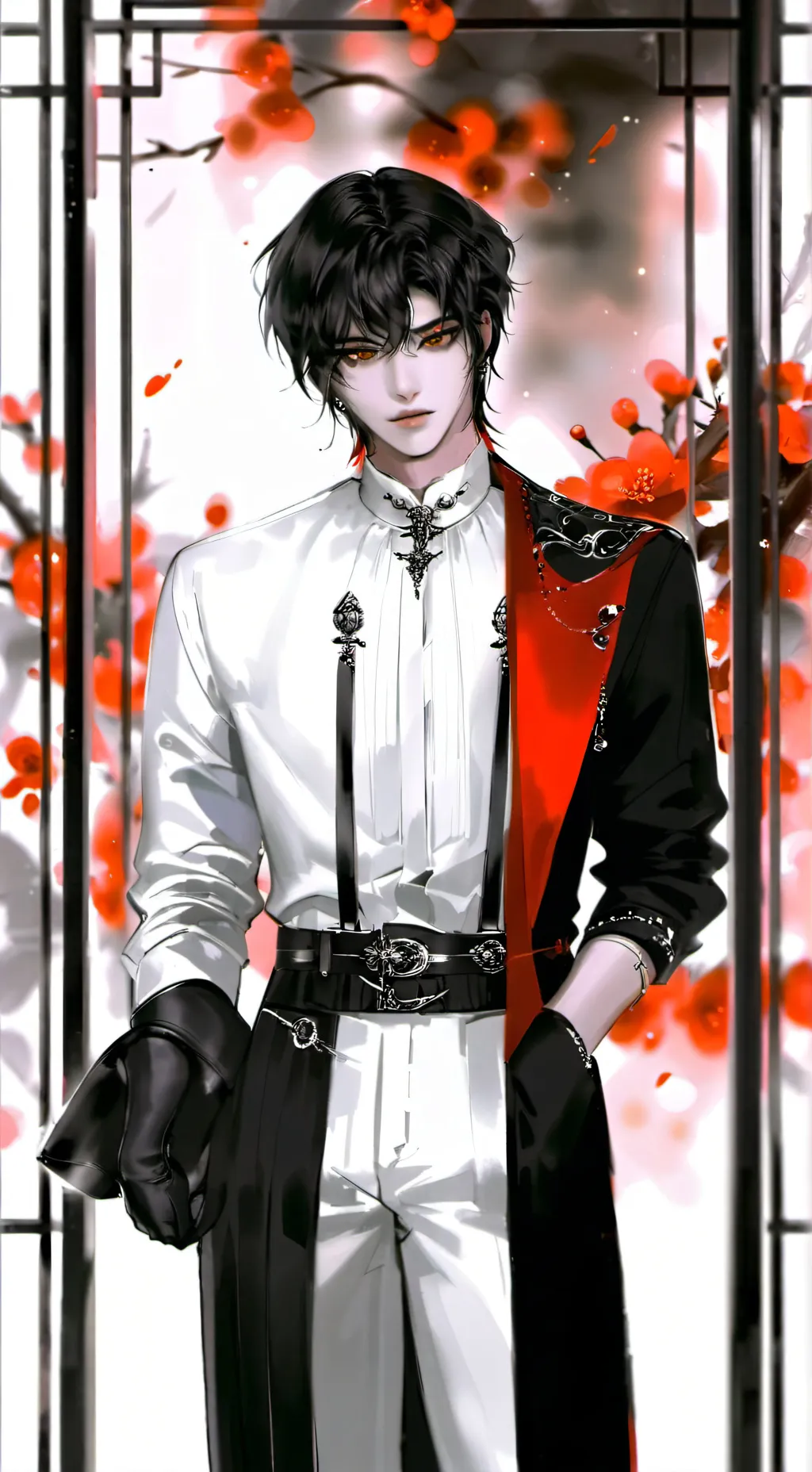 ai character: tibet background