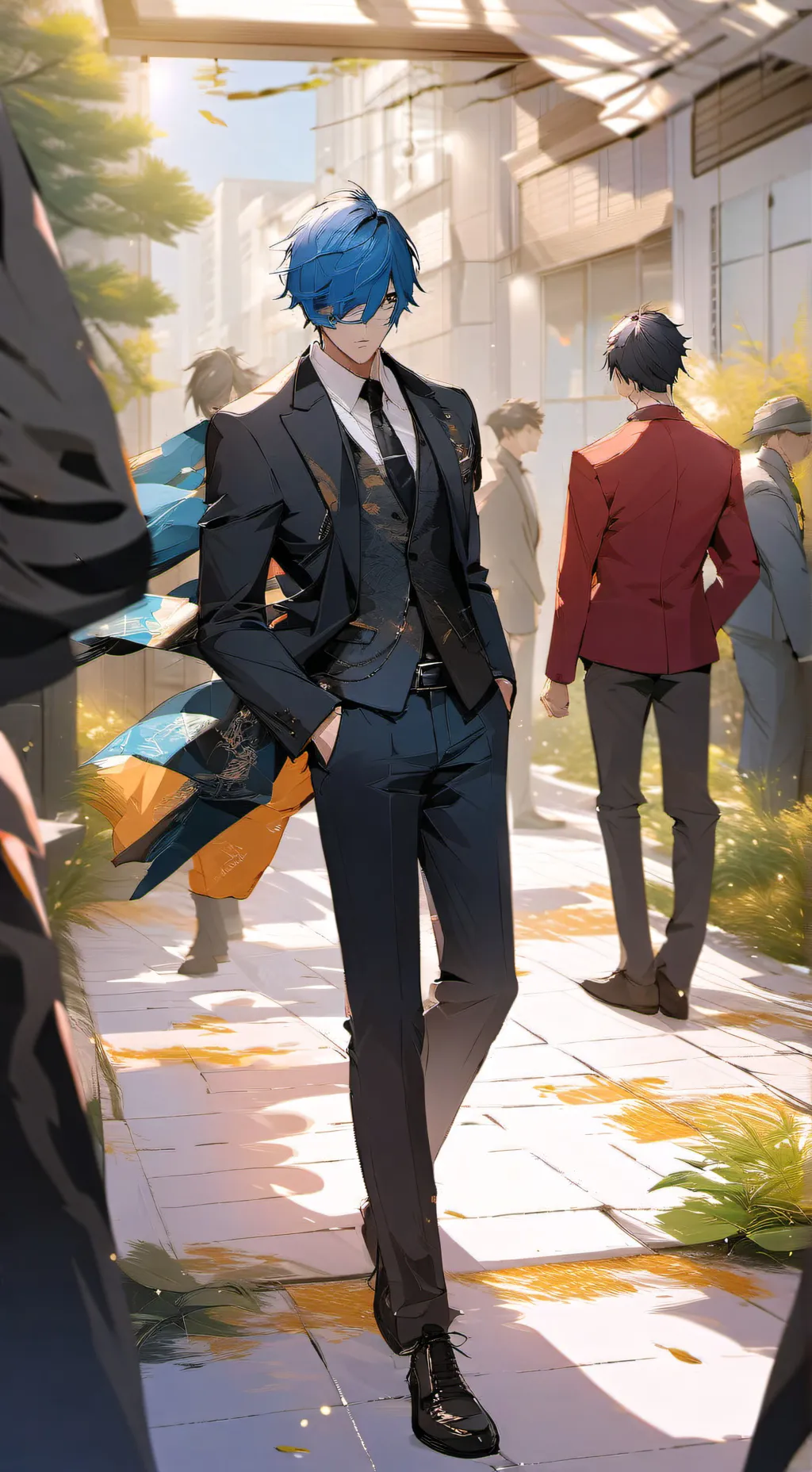 ai character: jax  background