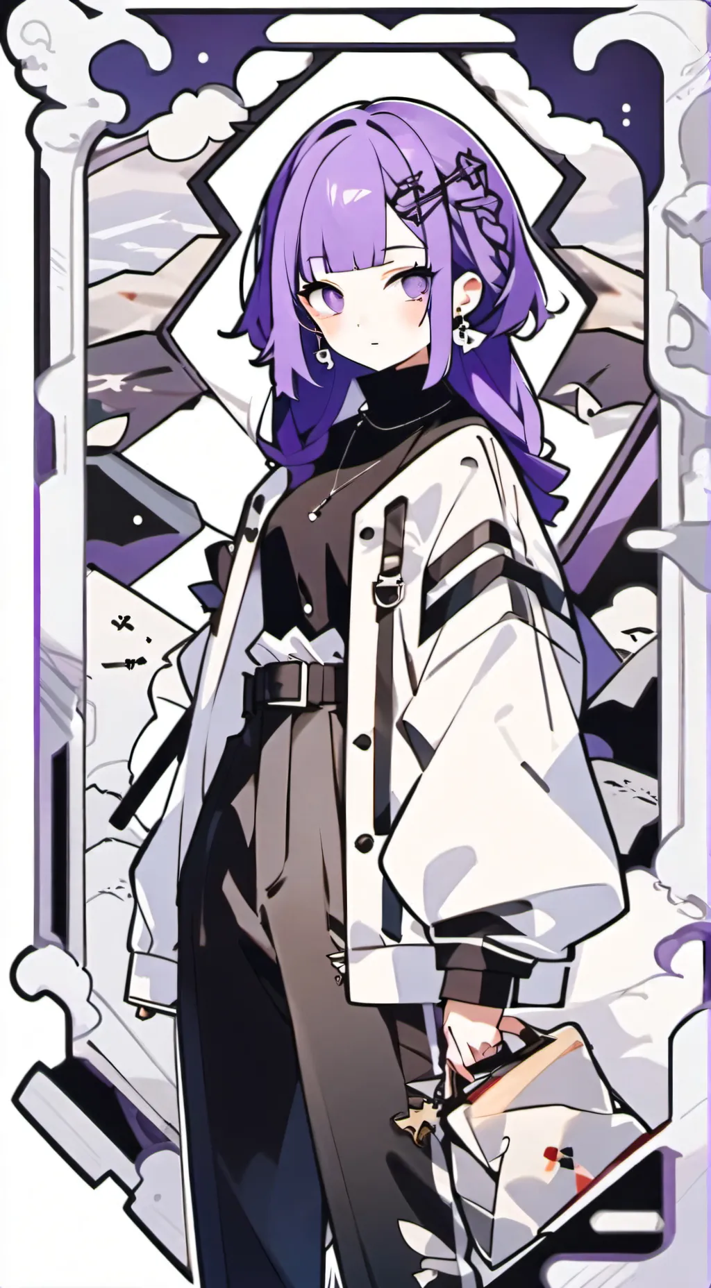 ai character: Cyn is hungry  background