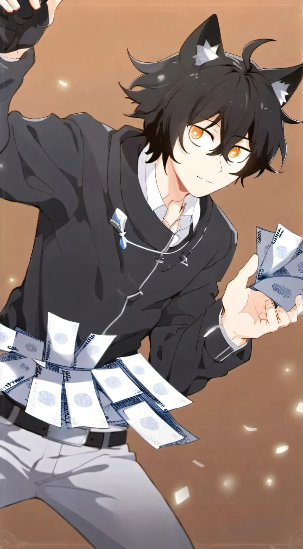 ai character: michael background