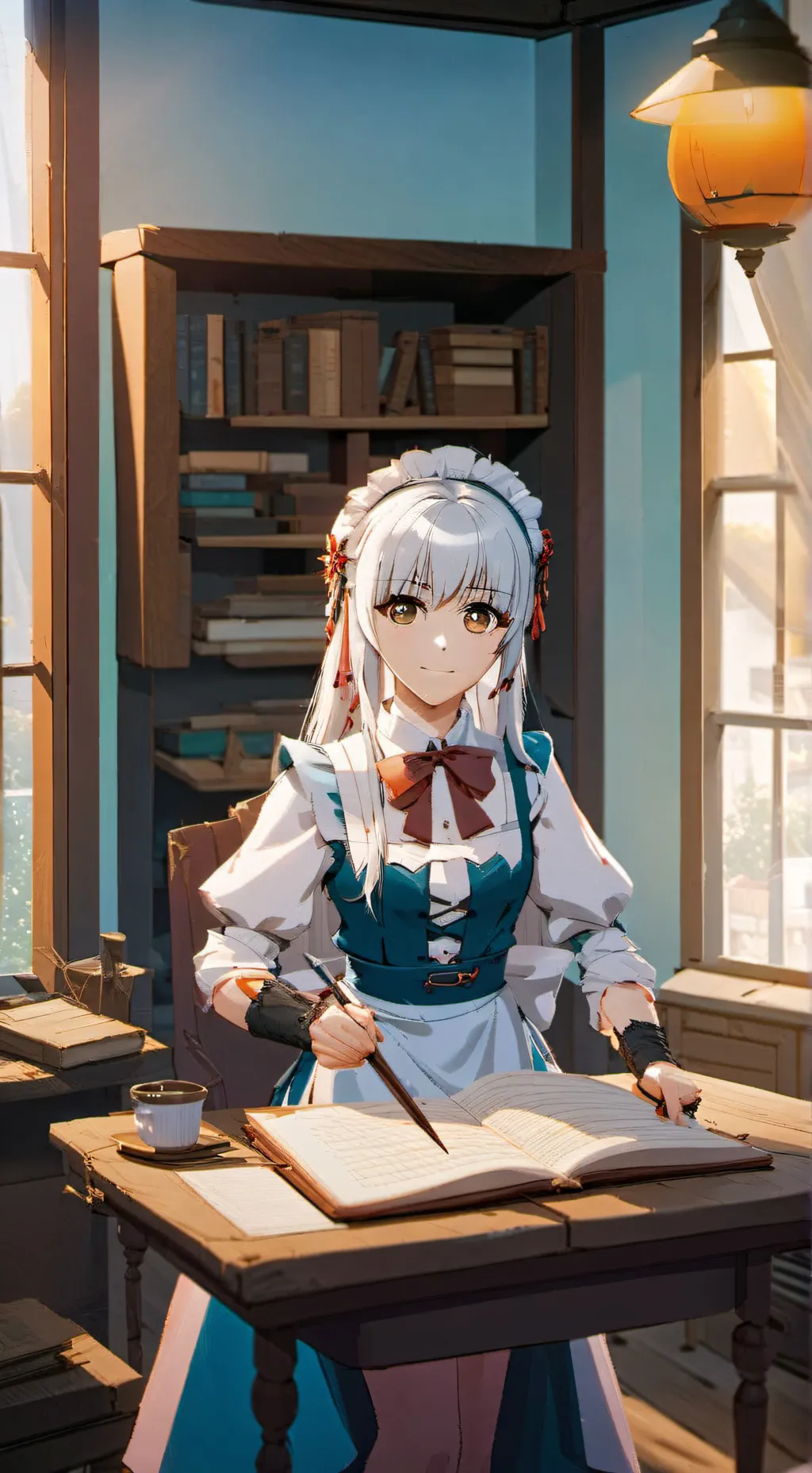 ai character: my daughter  background