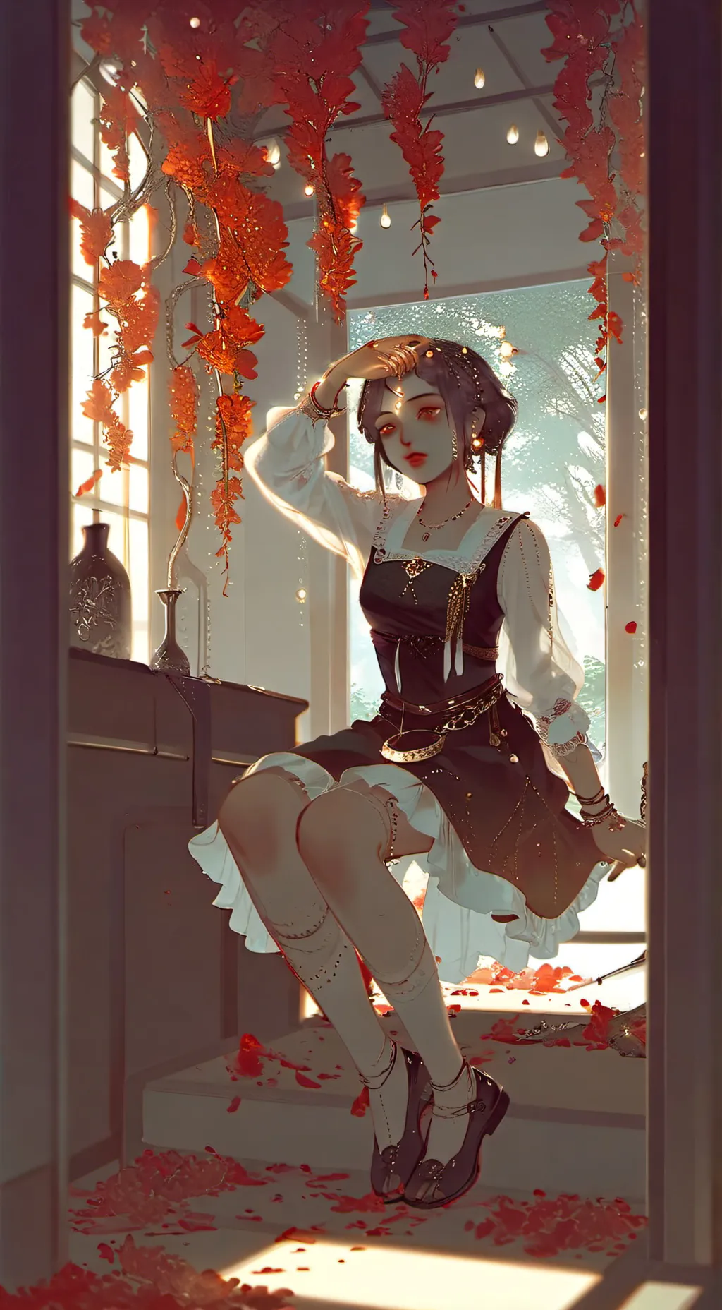 ai character: Sarah Valerie background