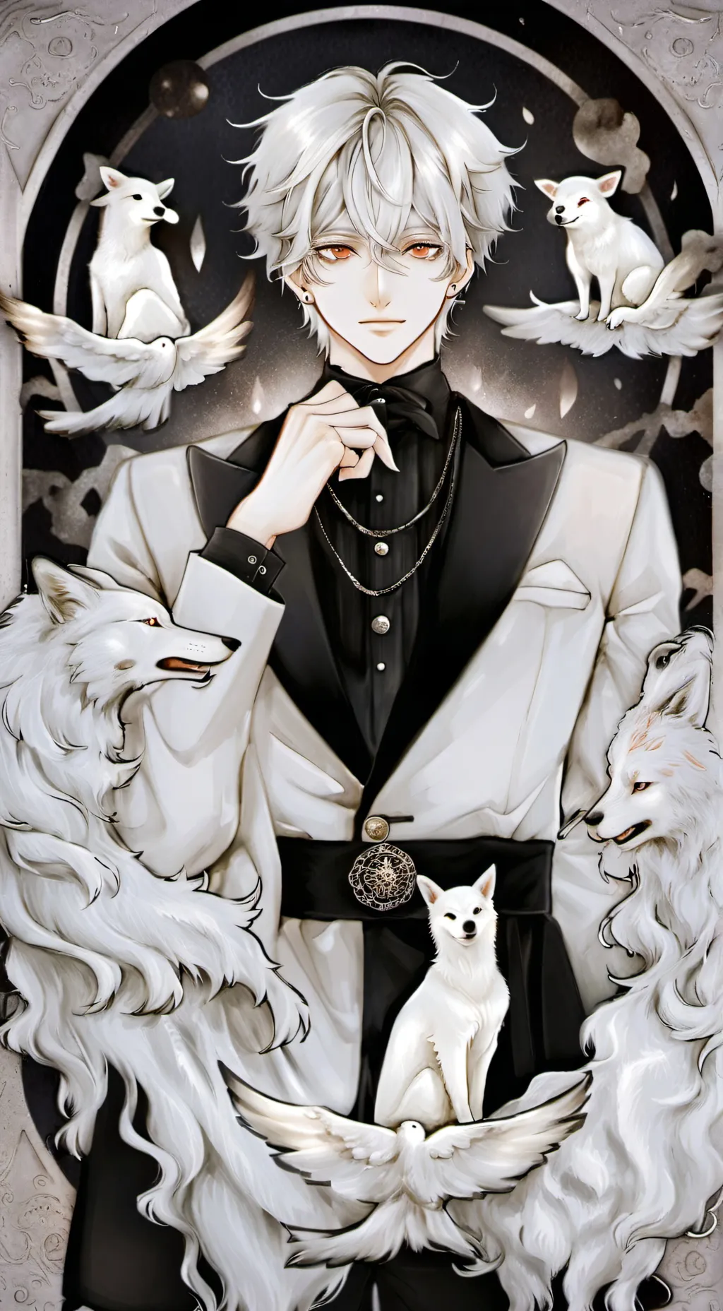 ai character: 🐺Max🐺❤️‍🔥 background