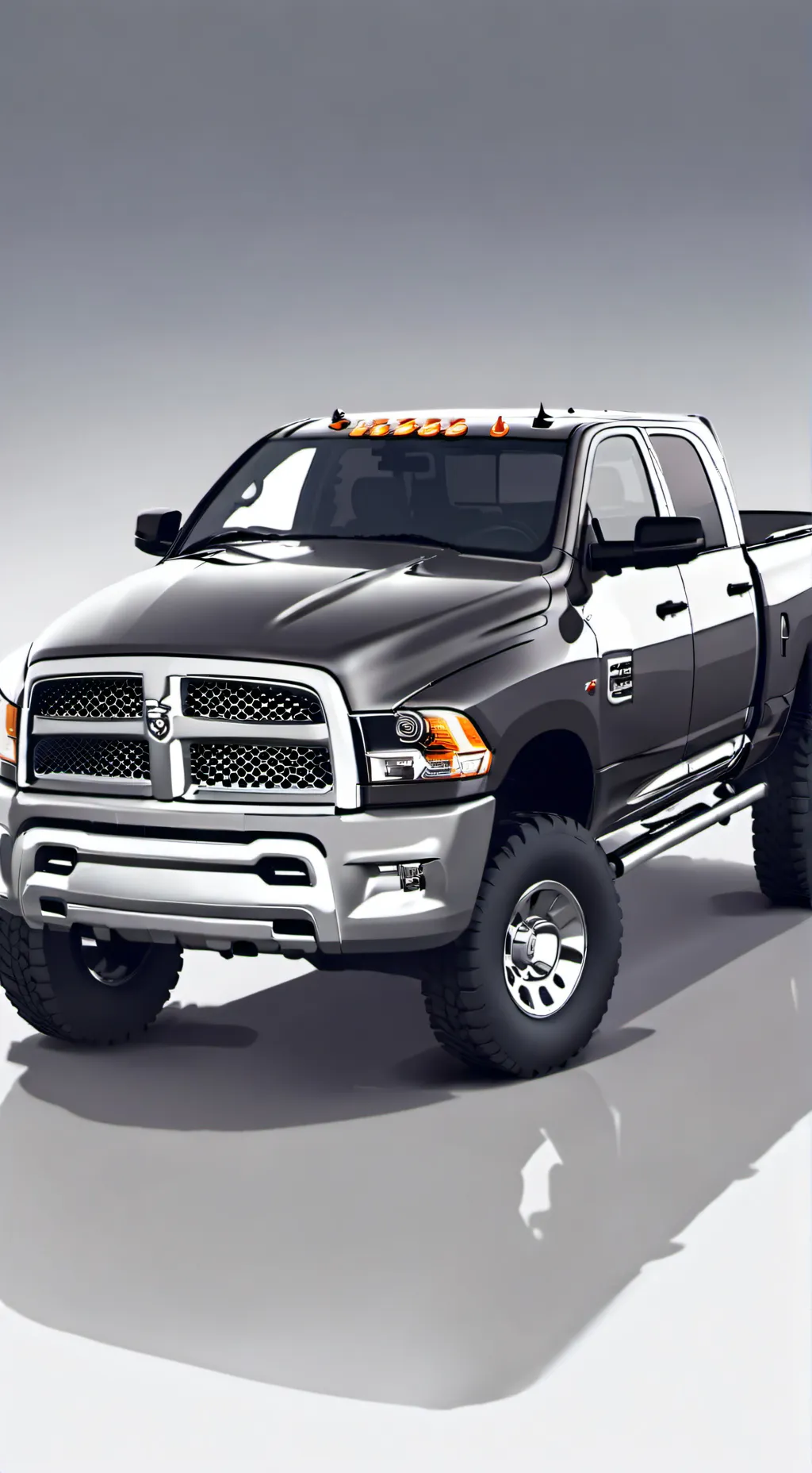 ai character: Dodge Ram  4x4 background