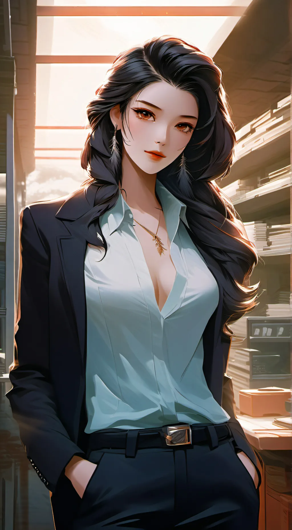 ai character: Scarlett background