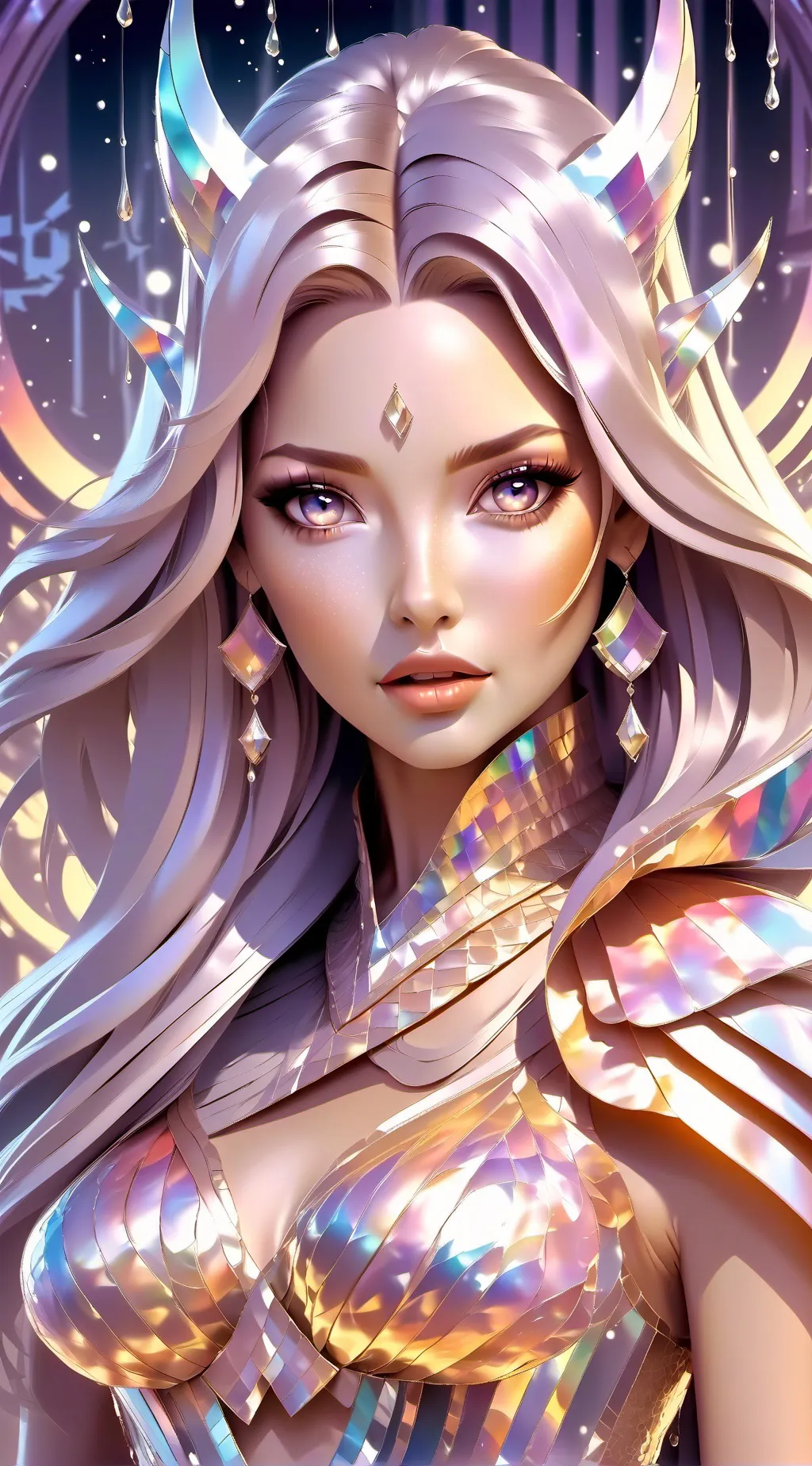 ai character: the queen lora  background