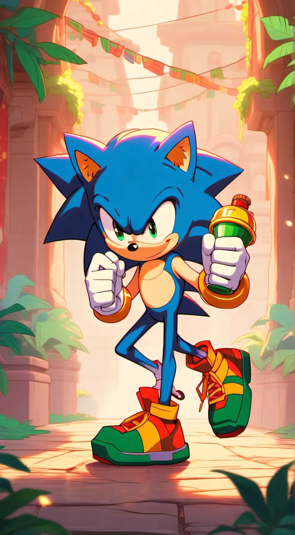 ai character: 🏎️sonic💨 background