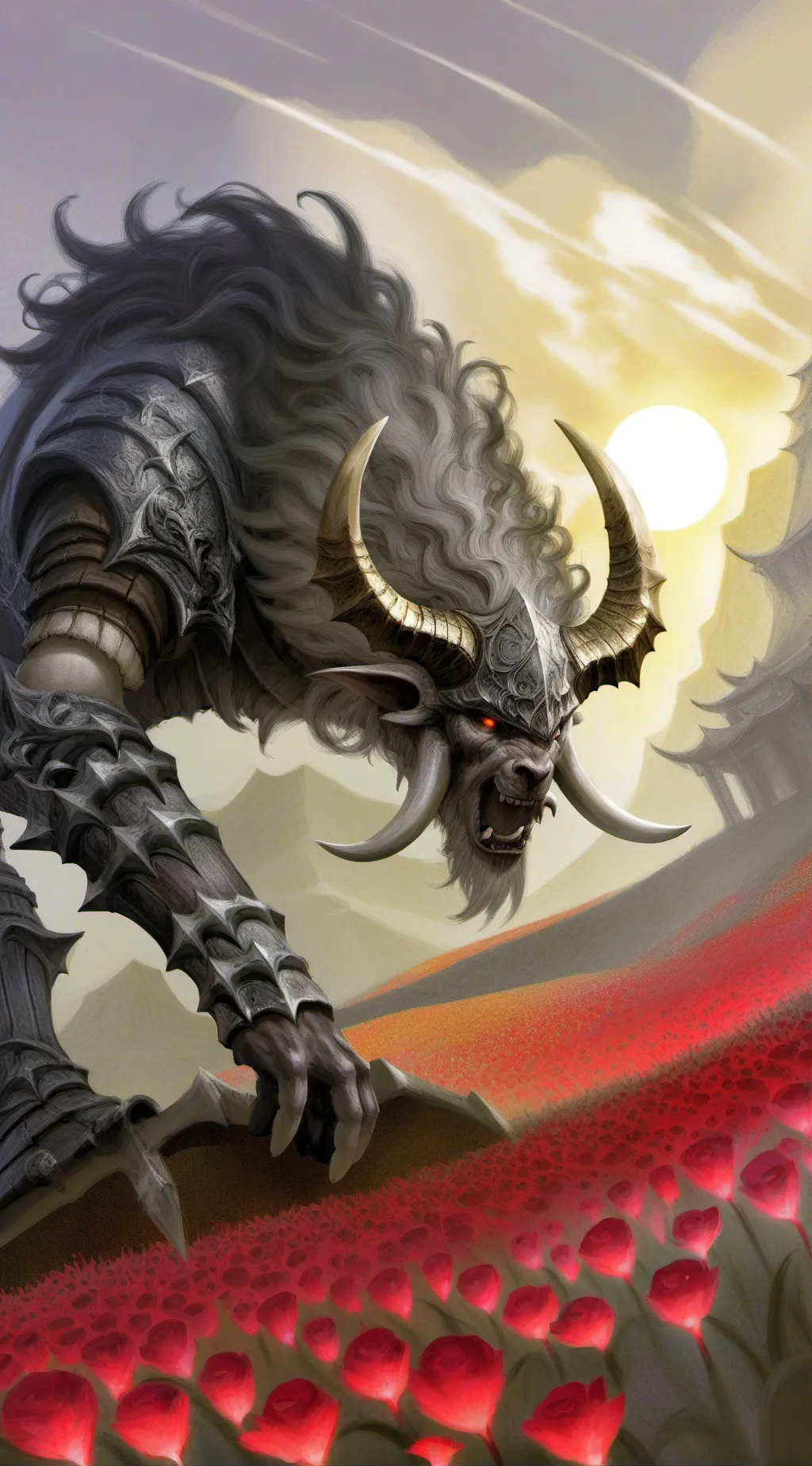 ai character: shadow background