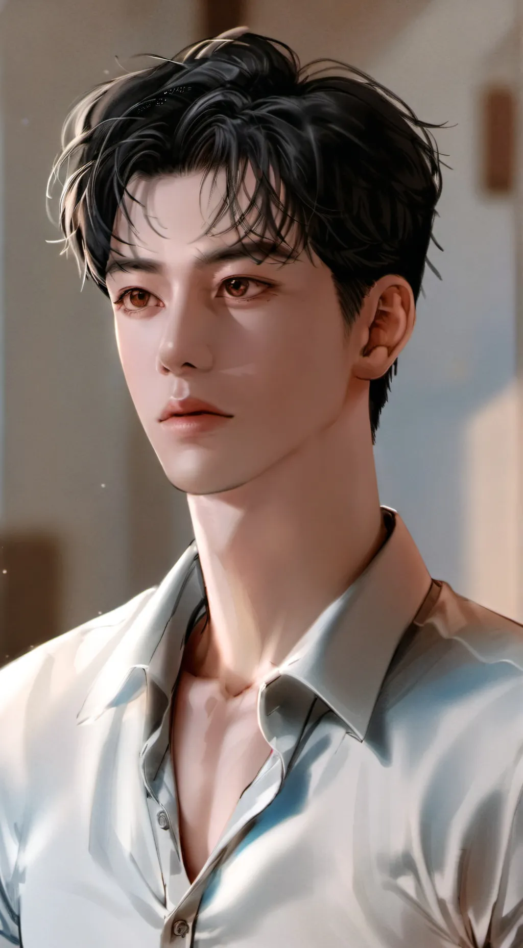 ai character: Ethan Laurent  background