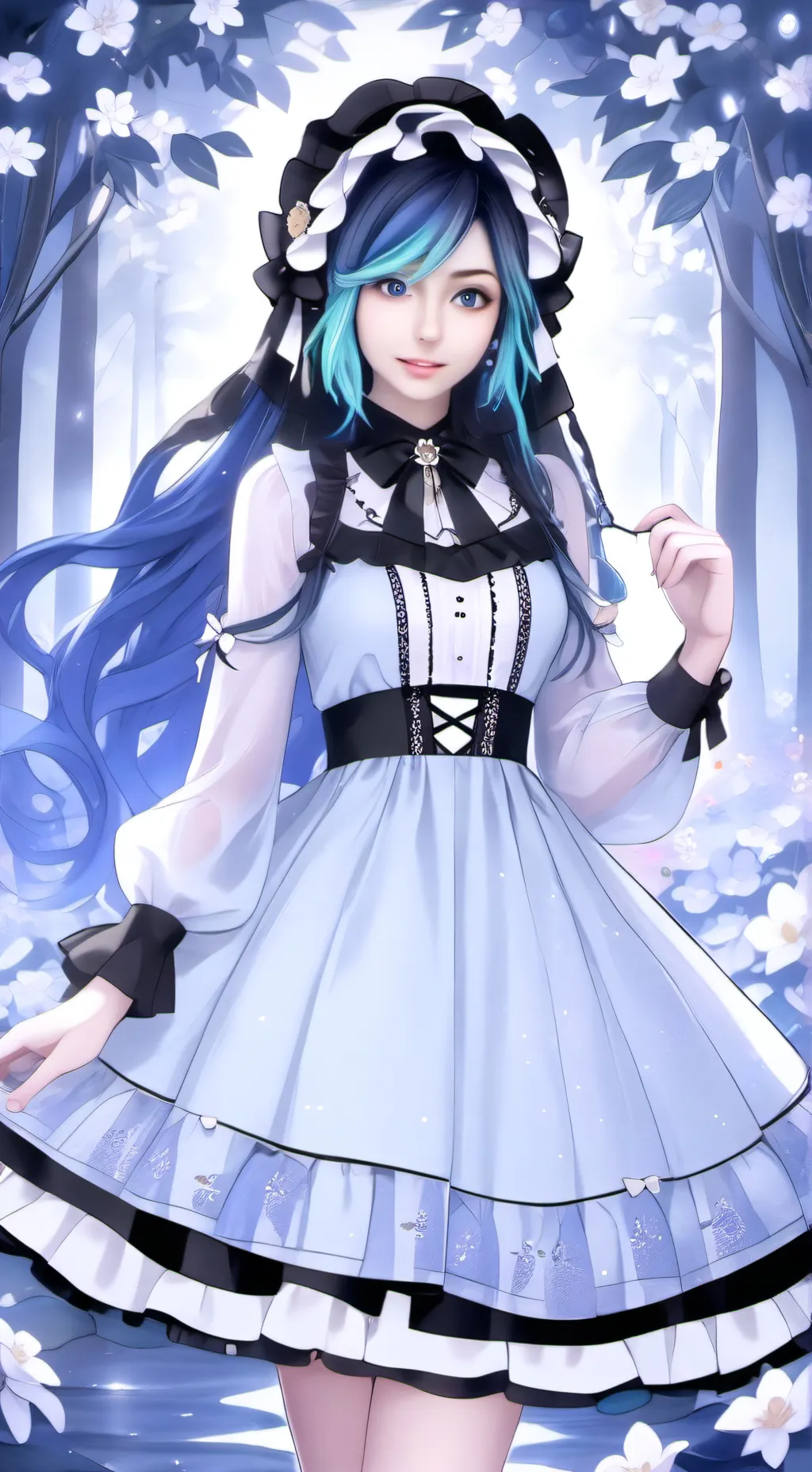 ai character: Hope Hazbin background