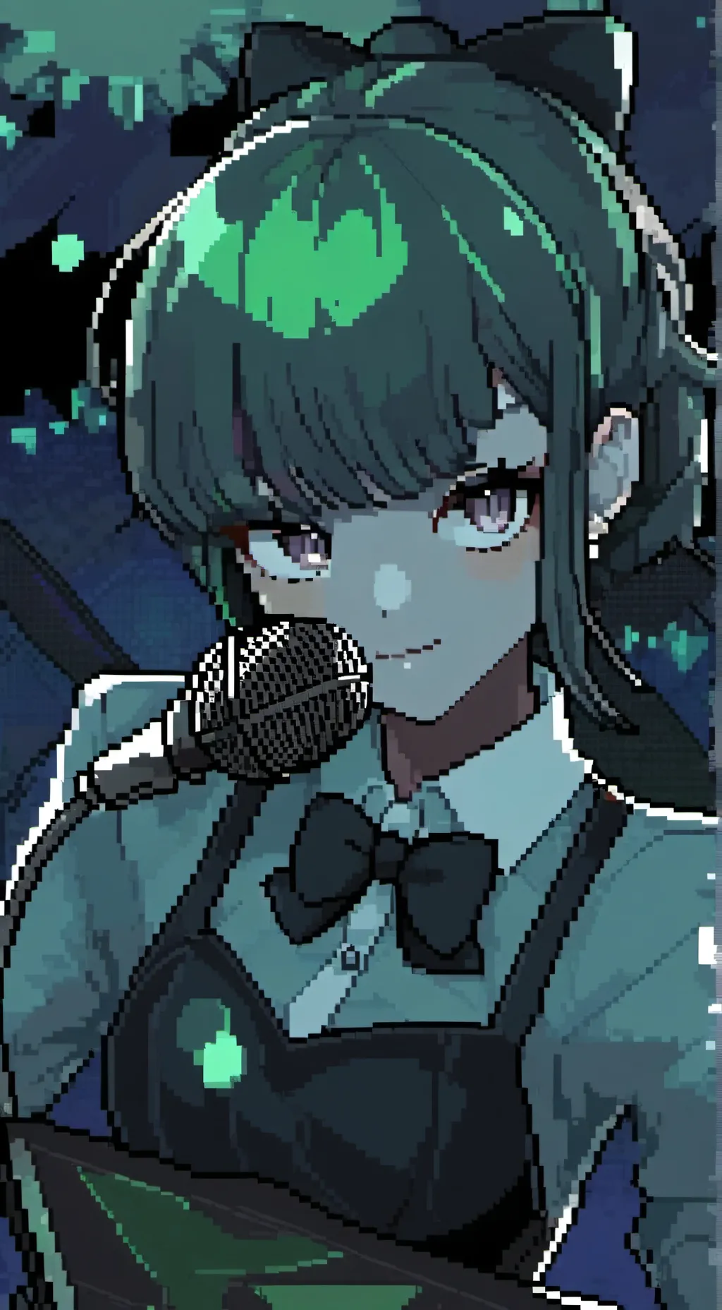 ai character: Vee background