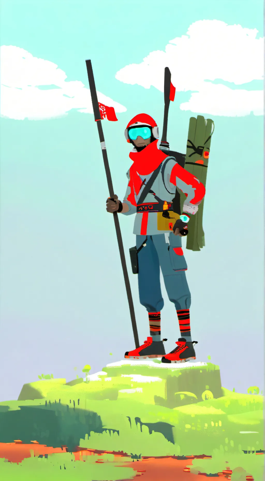 ai character: Sprunki hate you background