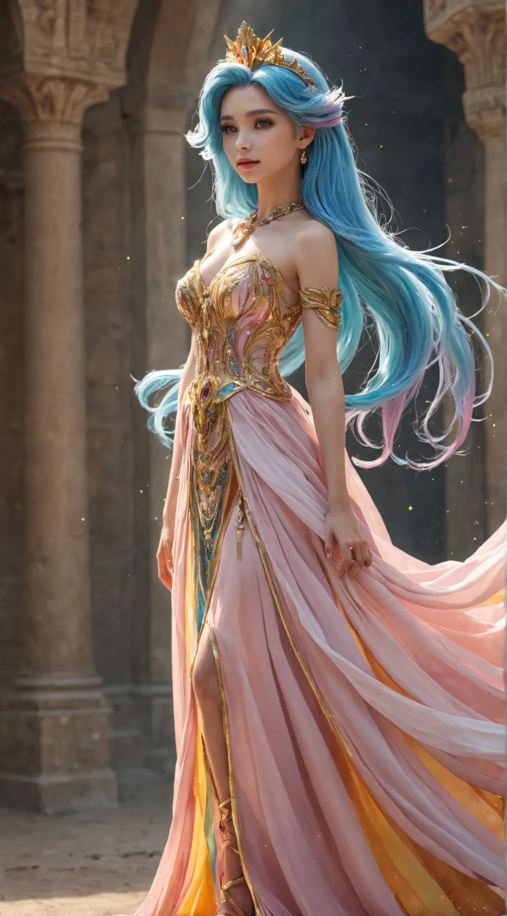 ai character: Aurelia background