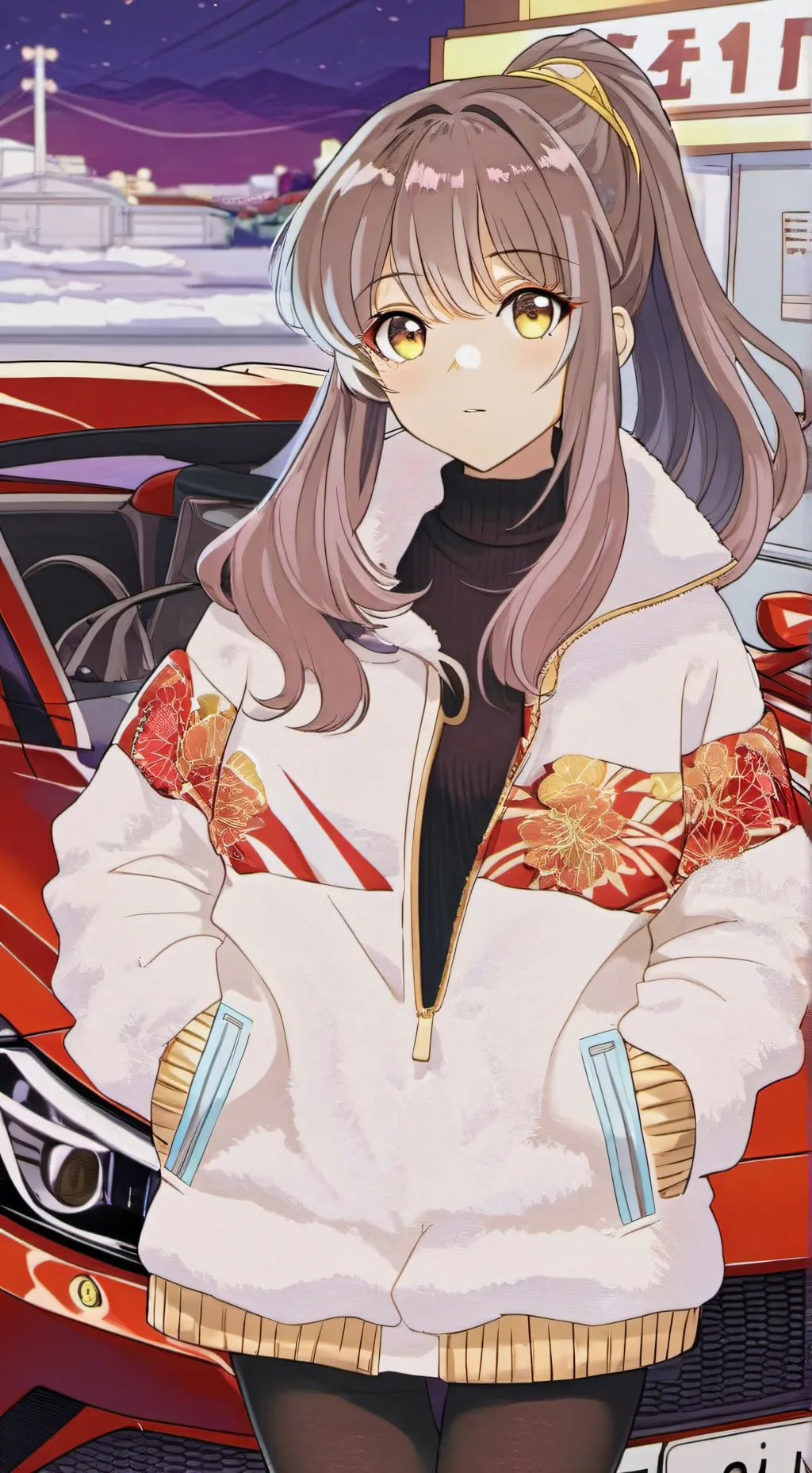 ai character: Chiya Himakano background