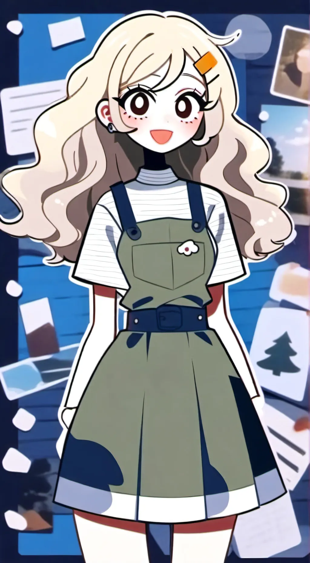 ai character: Shelly  background