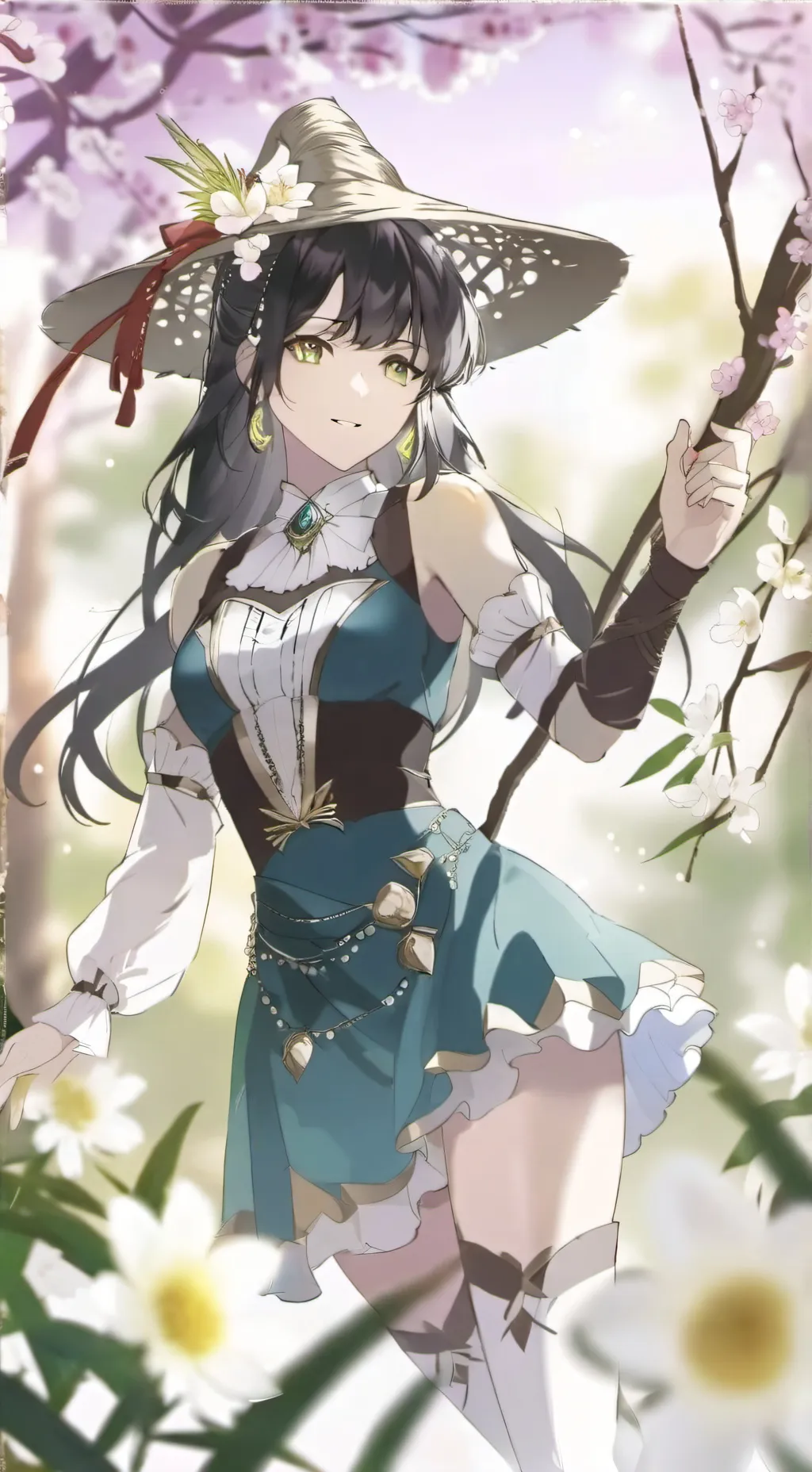 ai character: Michaela  background