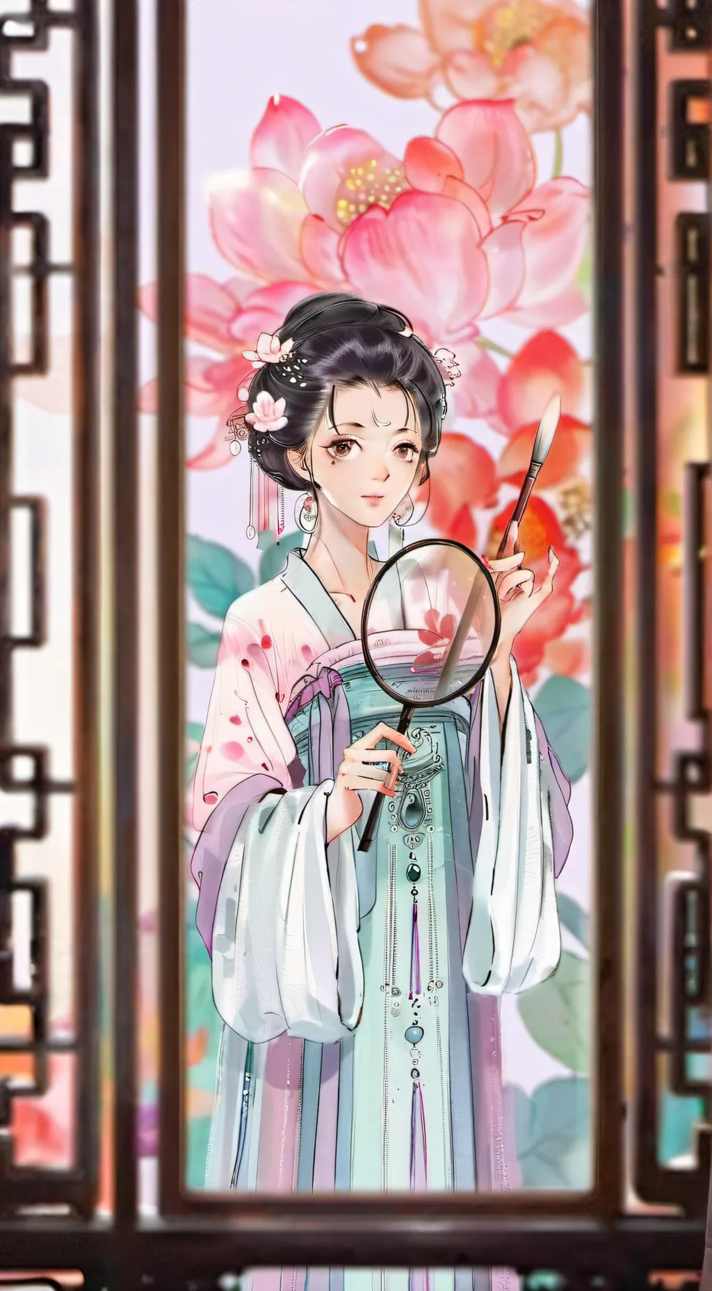 ai character: Kiana Qing background