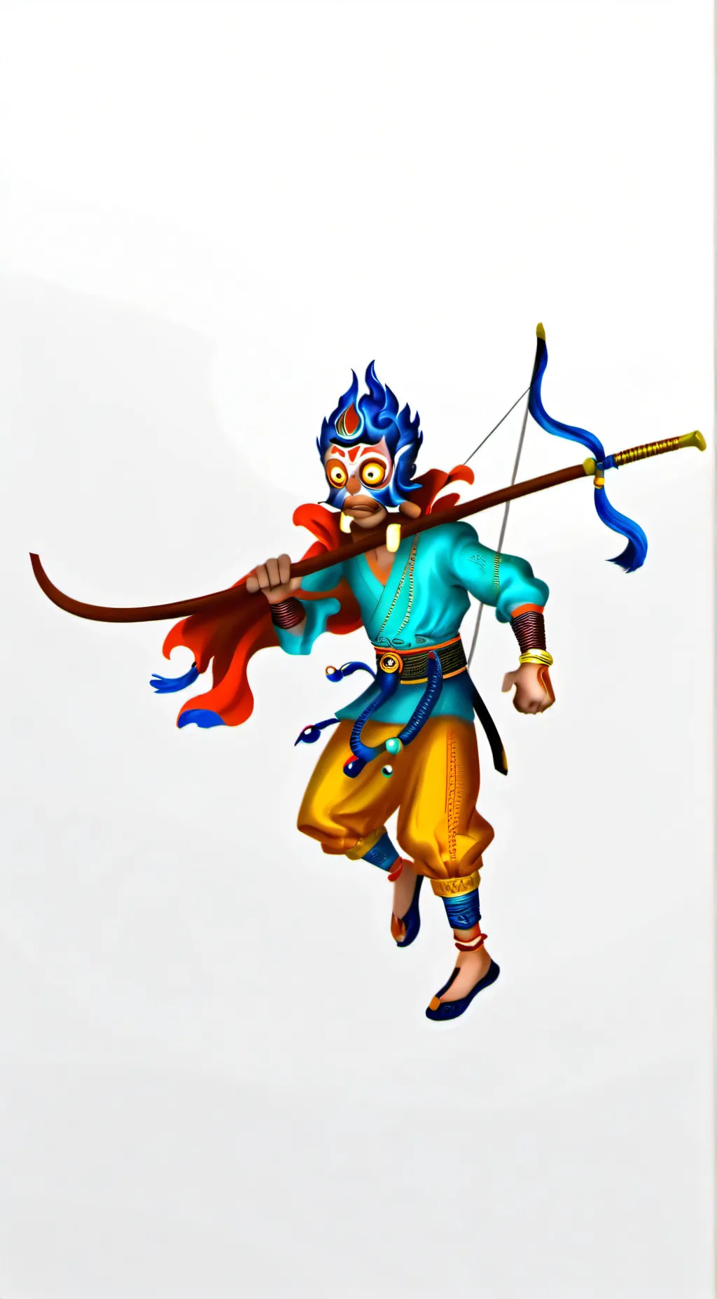 ai character: ogg-ogg/tiki taka background