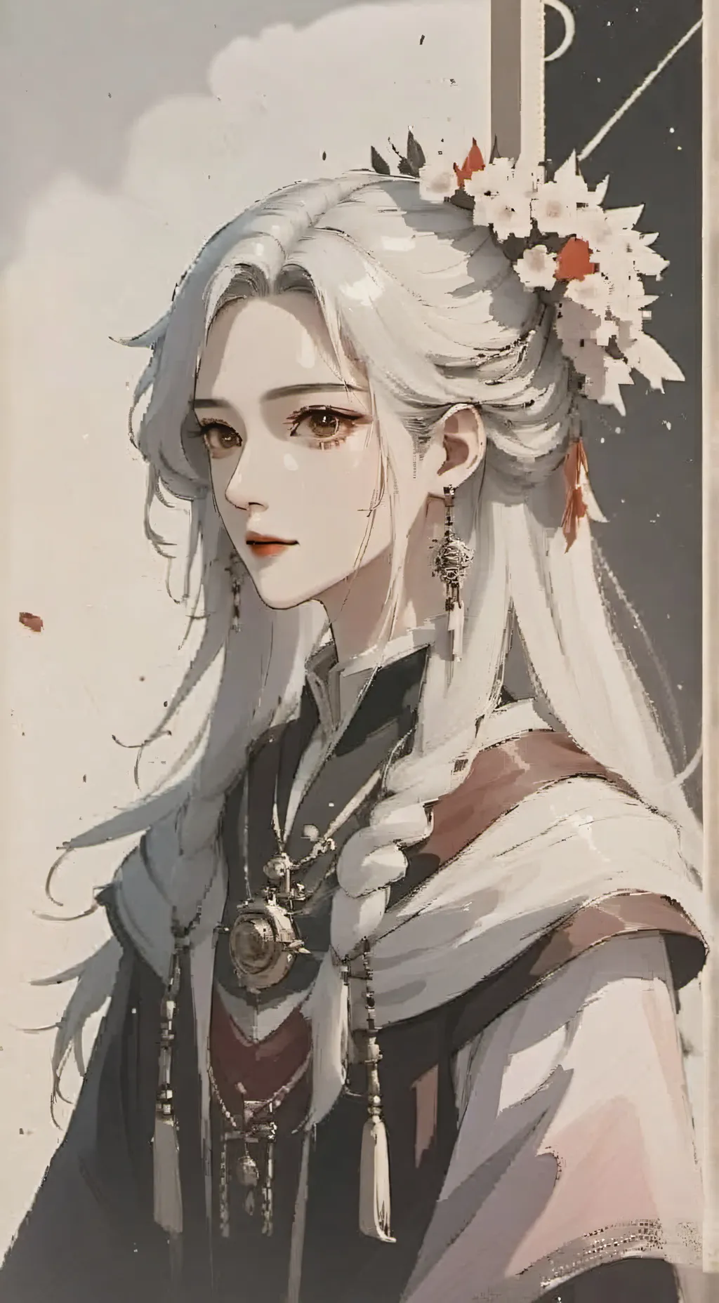 ai character: mejro amiga background