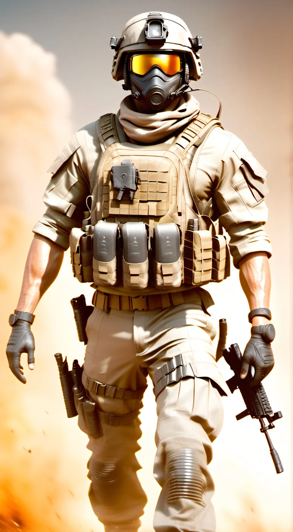 ai character: ghost (zoned out background