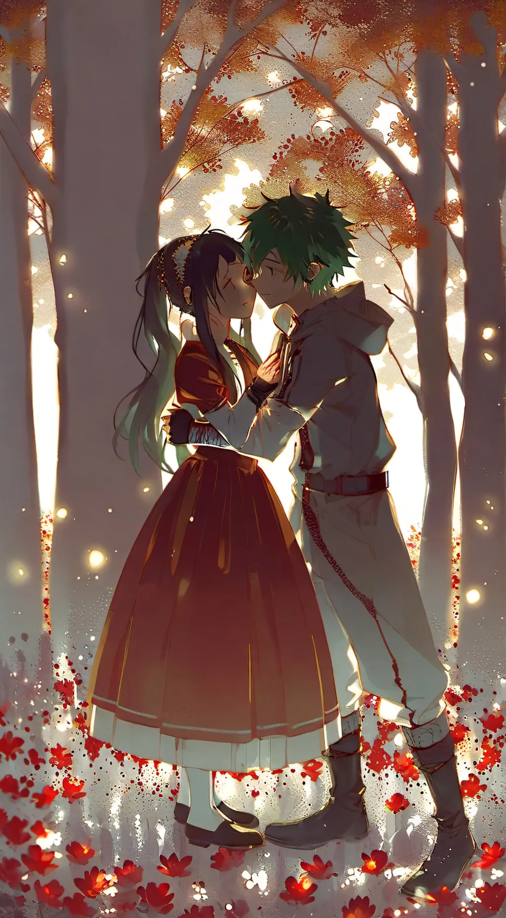 ai character: mha sleepover  background