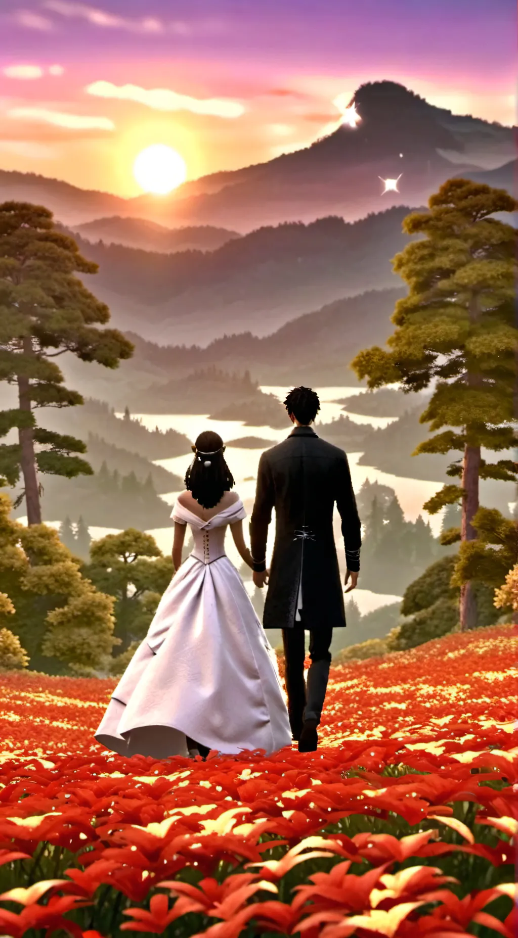 ai character: sirvienta hot background