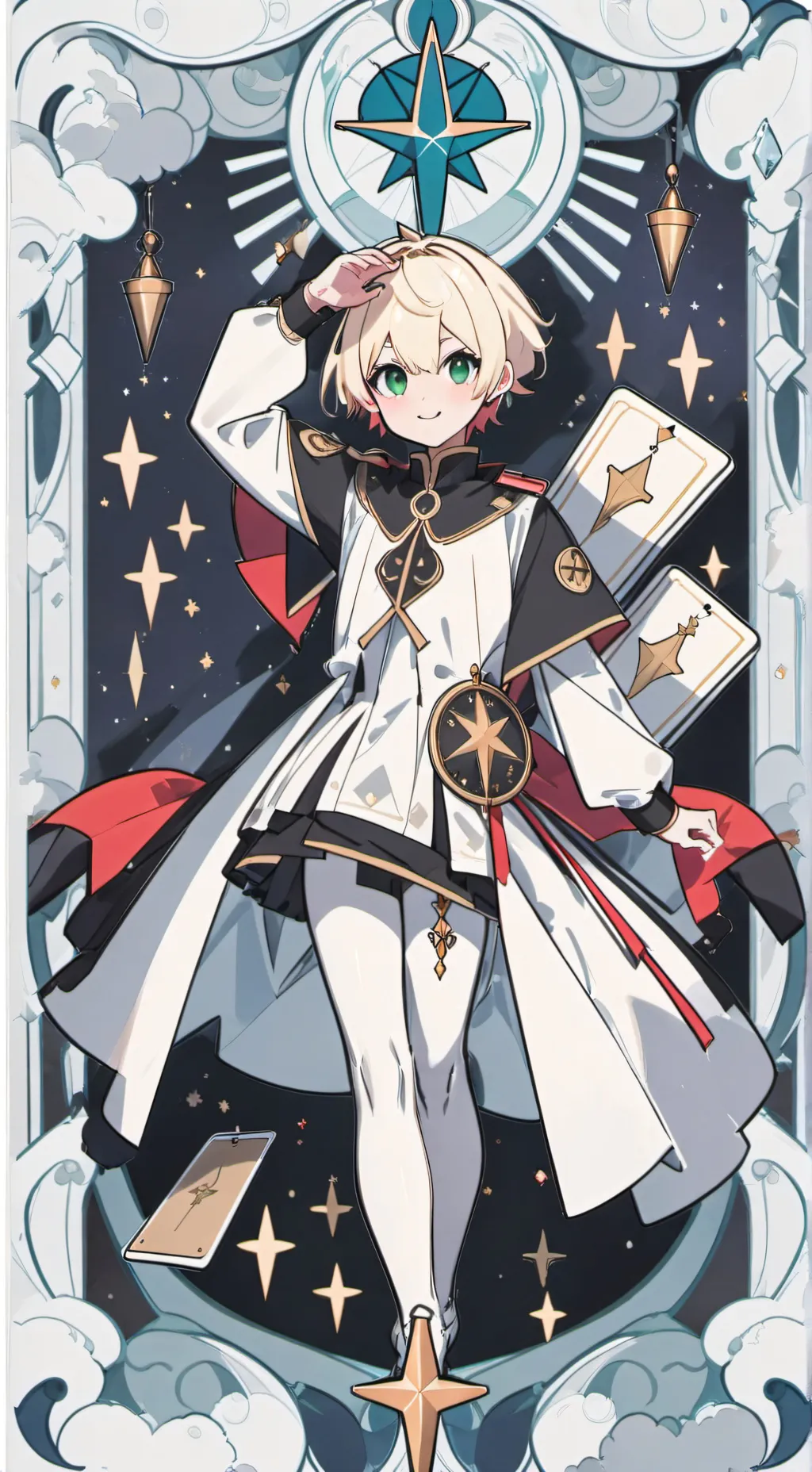 ai character: BAKUGO  background