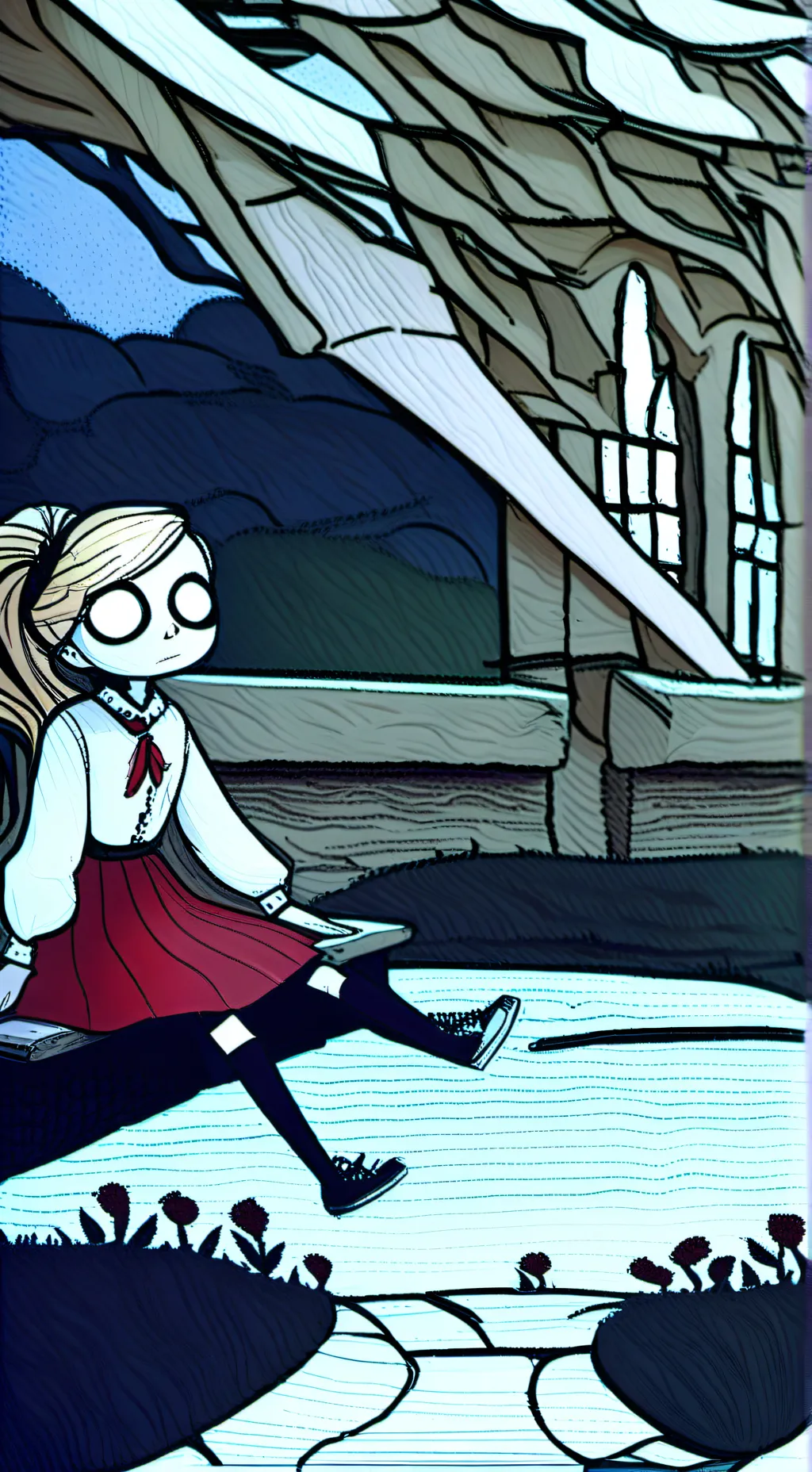 ai character: Wendy from DST background